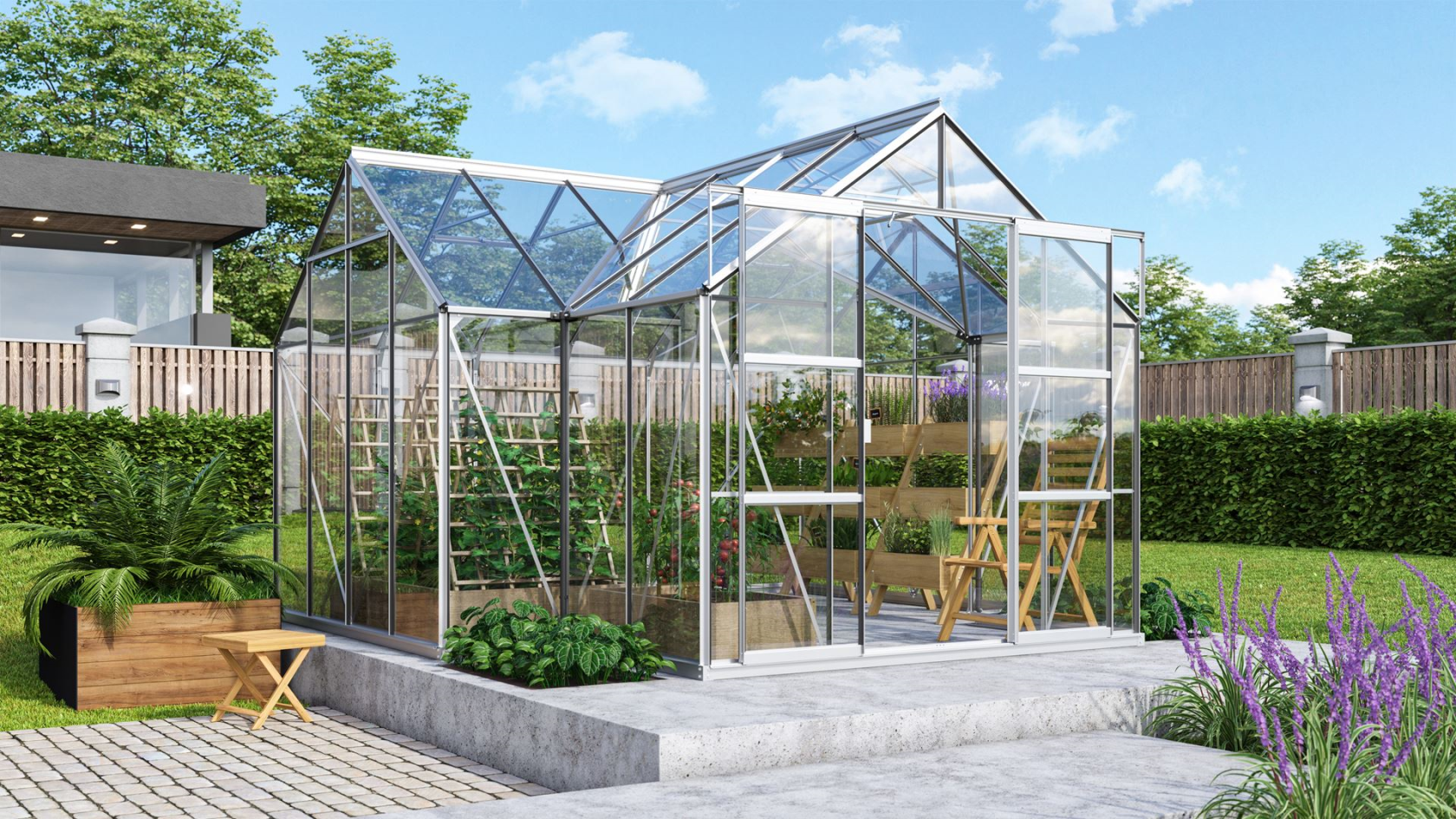 Abri de jardin Vitavia Sirius - 13 m² - Aluminium