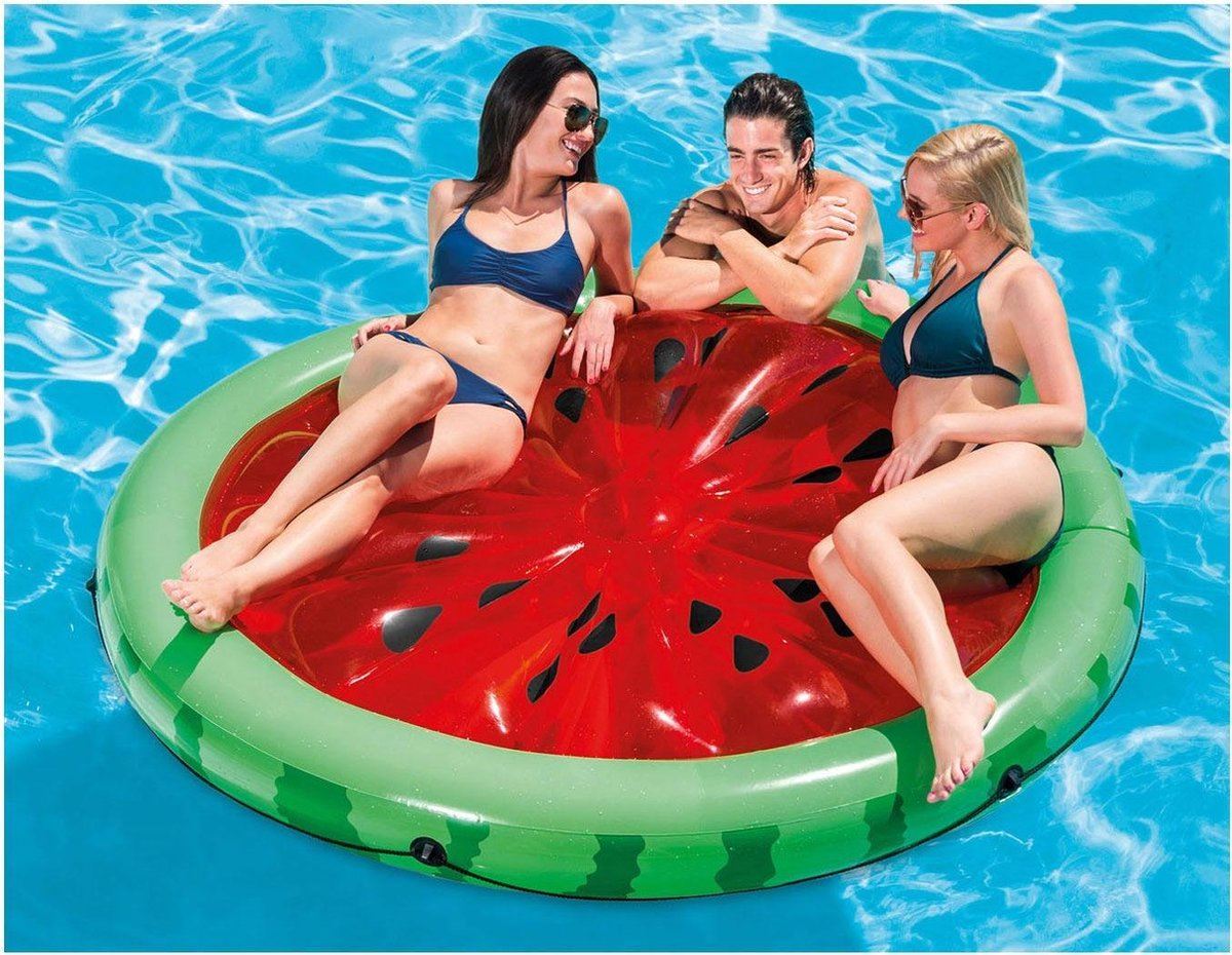 Intex-Oplaasbare-luchtmatras-Watermeloen-183x23cm