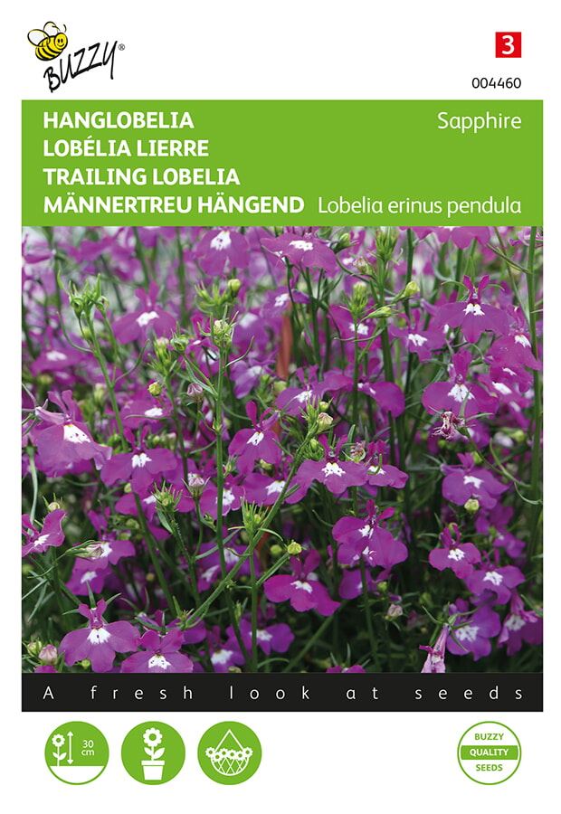 Buzzy® Hanglobelia zaden - Sapphire - blauw