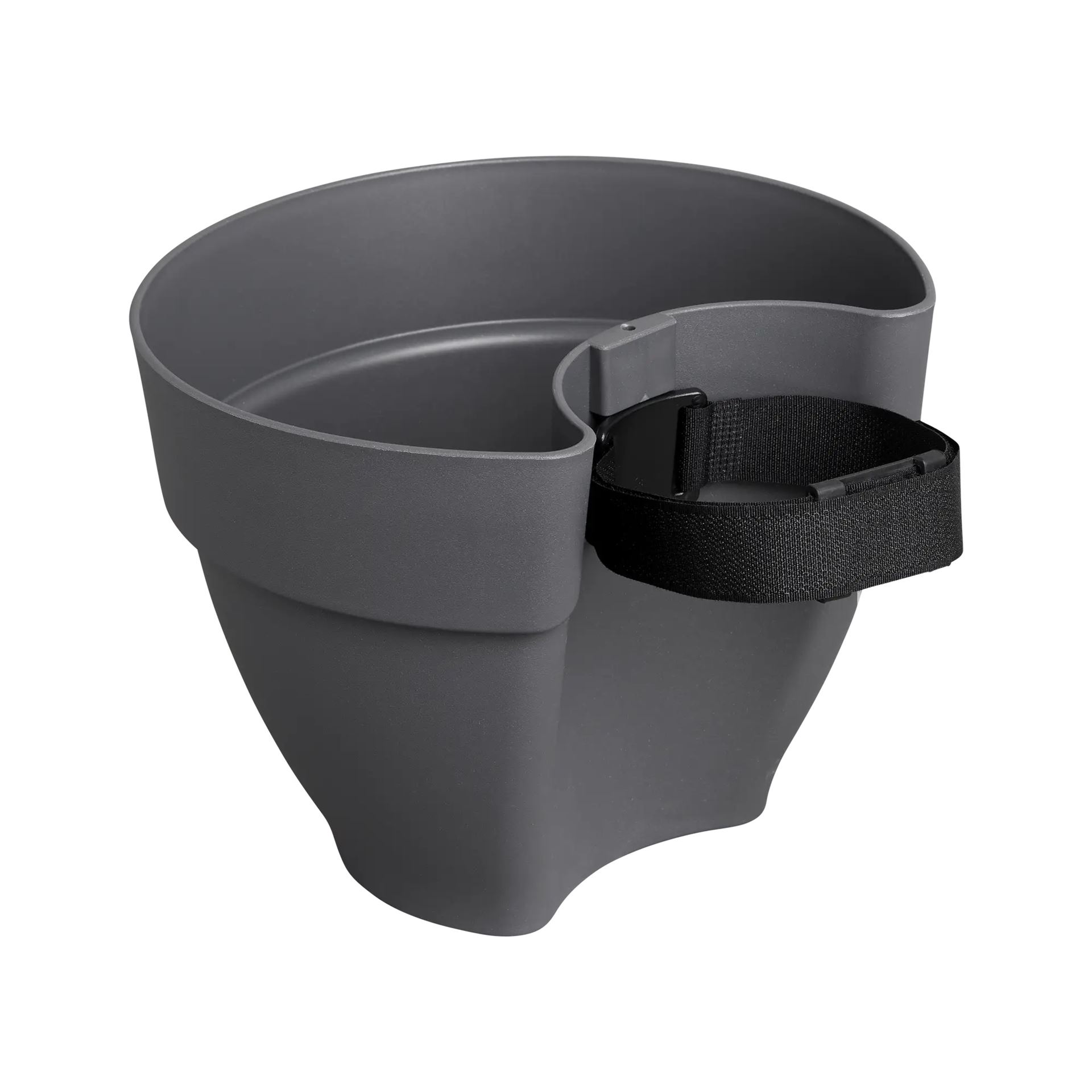 elho Vibia Campana regenpijpbakje 22cm - Antraciet (Grijs) - Ø19 x H16 cm - Fleur rond een regenpijp - 100% gerecycled vibia-campana-regenpijpbakje-22cm-antraciet