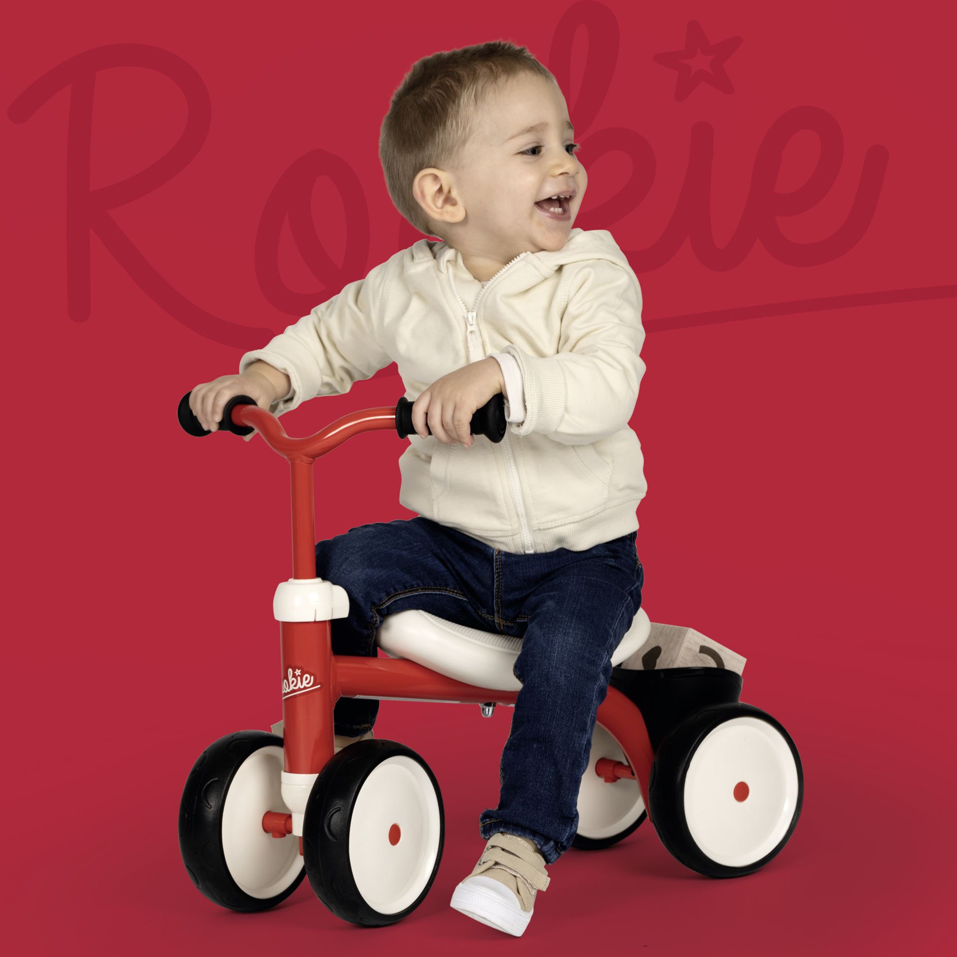 Velo smoby rouge sale