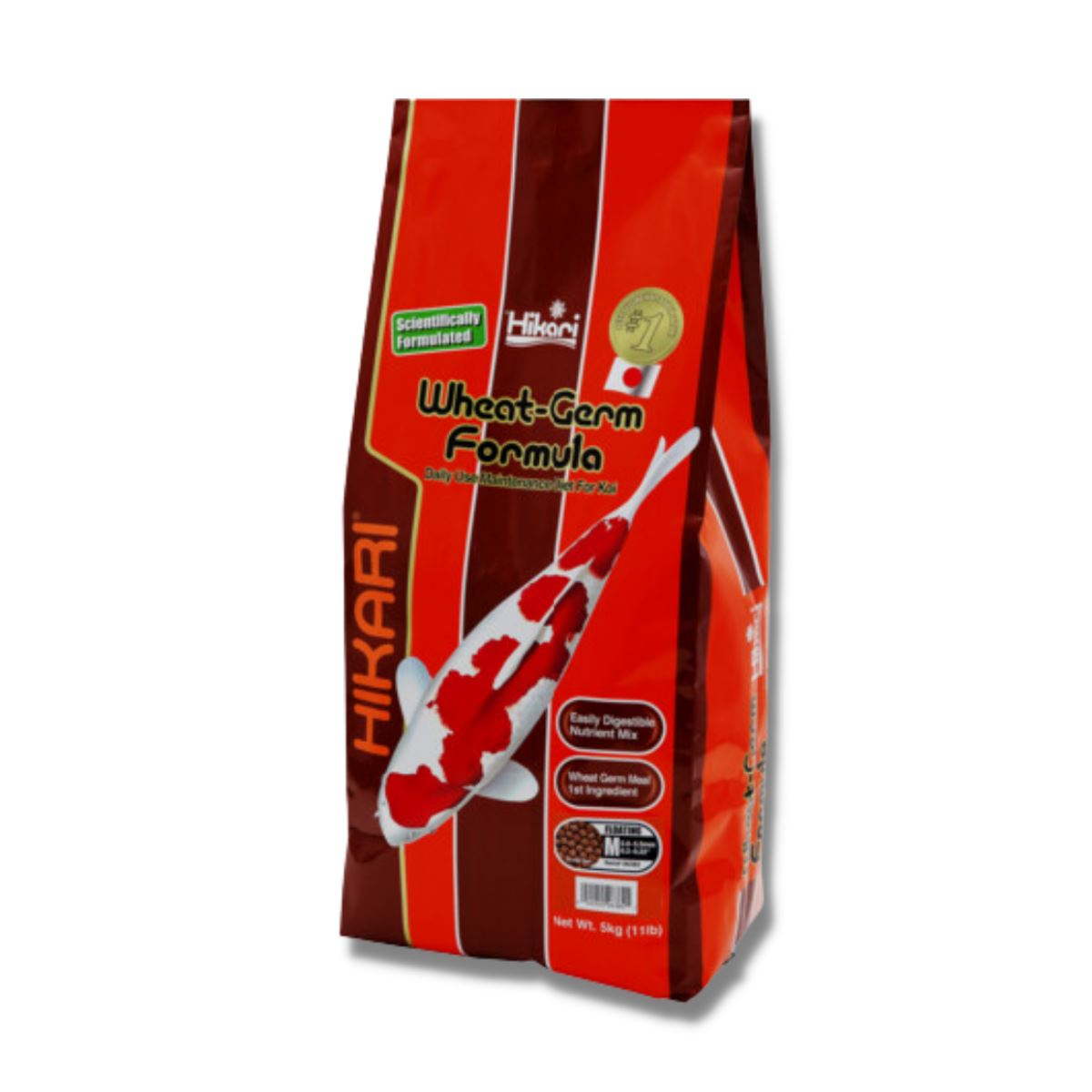 Hikari Wheat-Germ Pond Food - Medium Pellet - Floating - 5kg