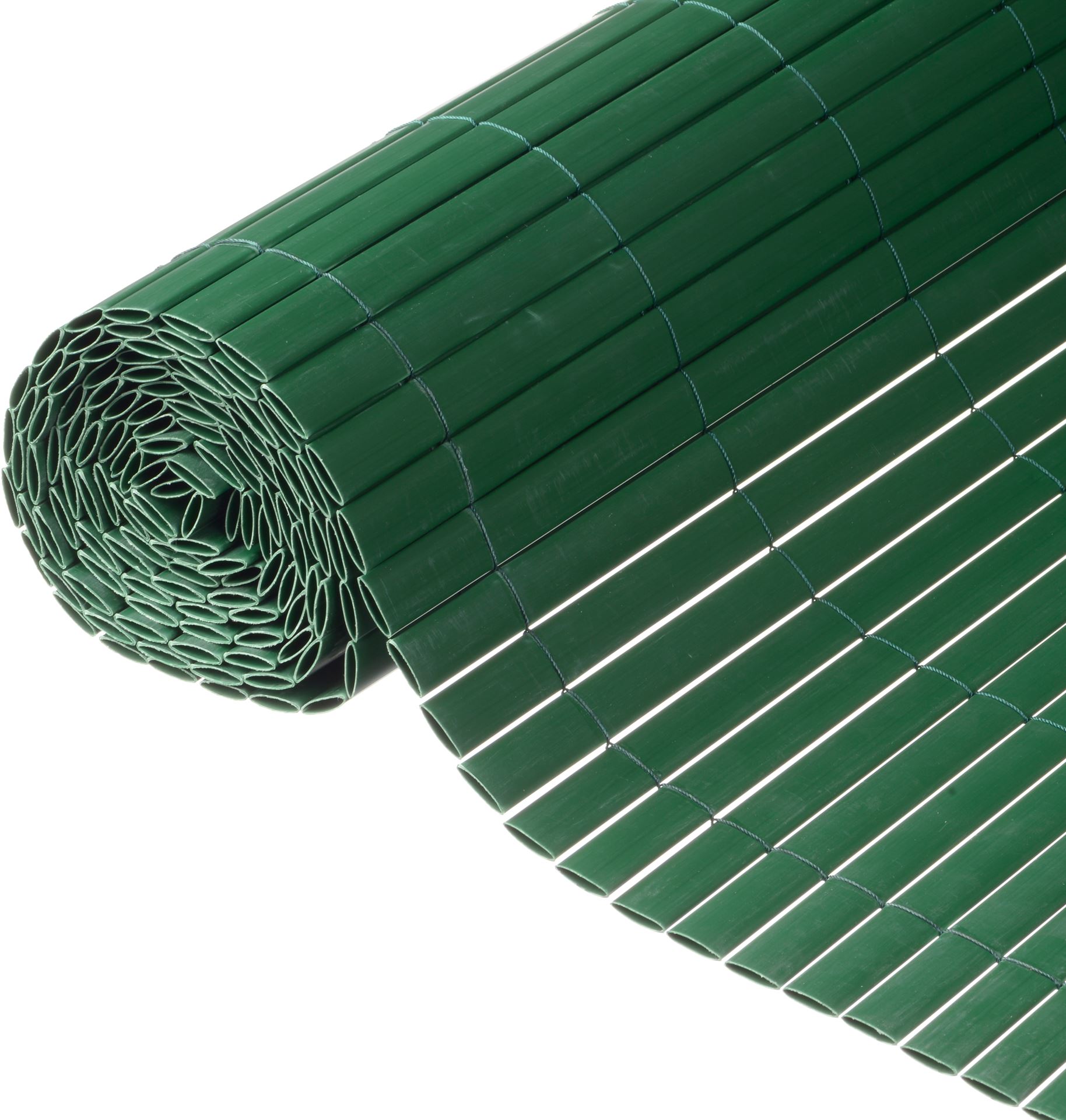 Dubbelwandig-tuinscherm-PVC-1500-g-m-bevestigingsset-groen-1-x-3-m