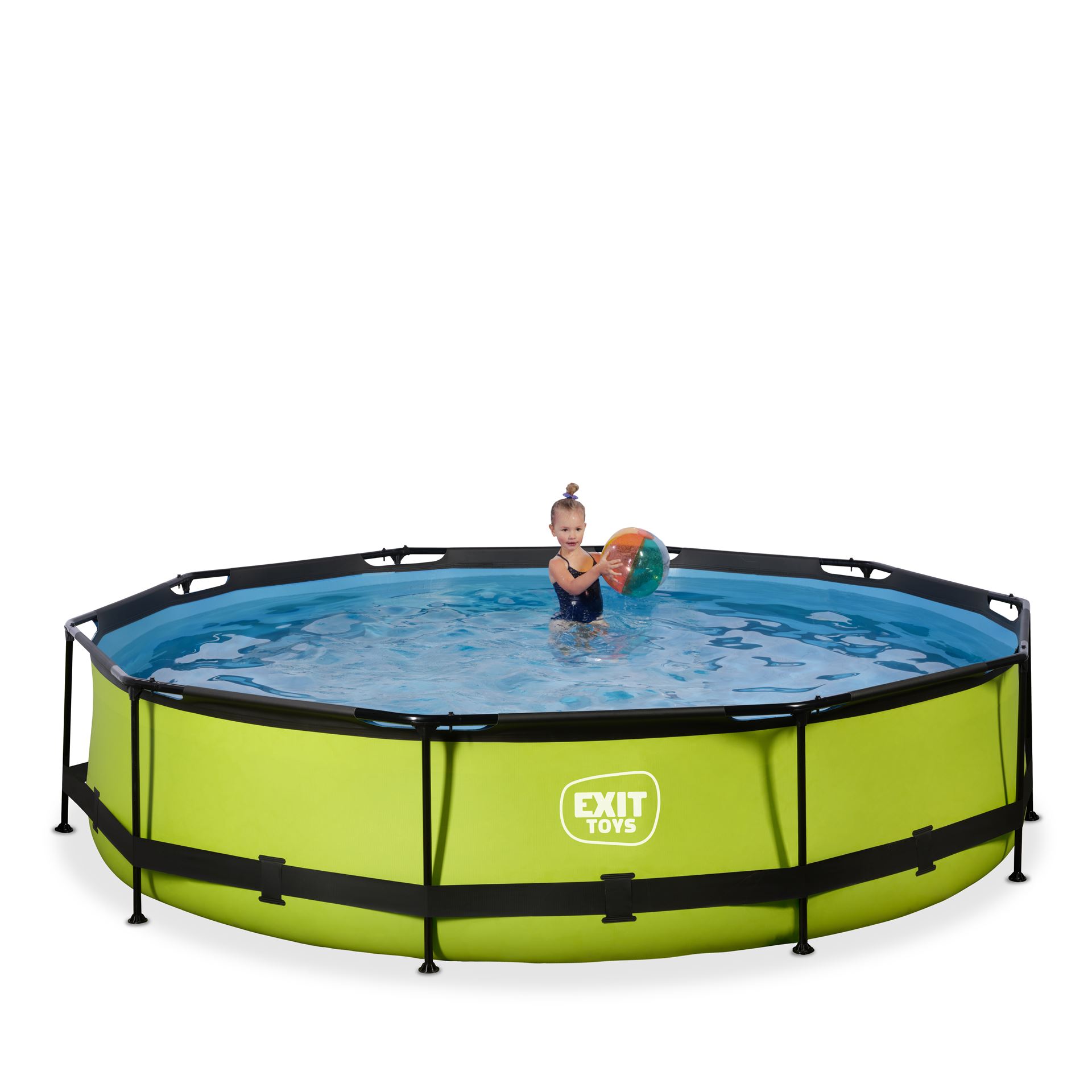 EXIT-Lime-zwembad-360x76cm-met-filterpomp-groen