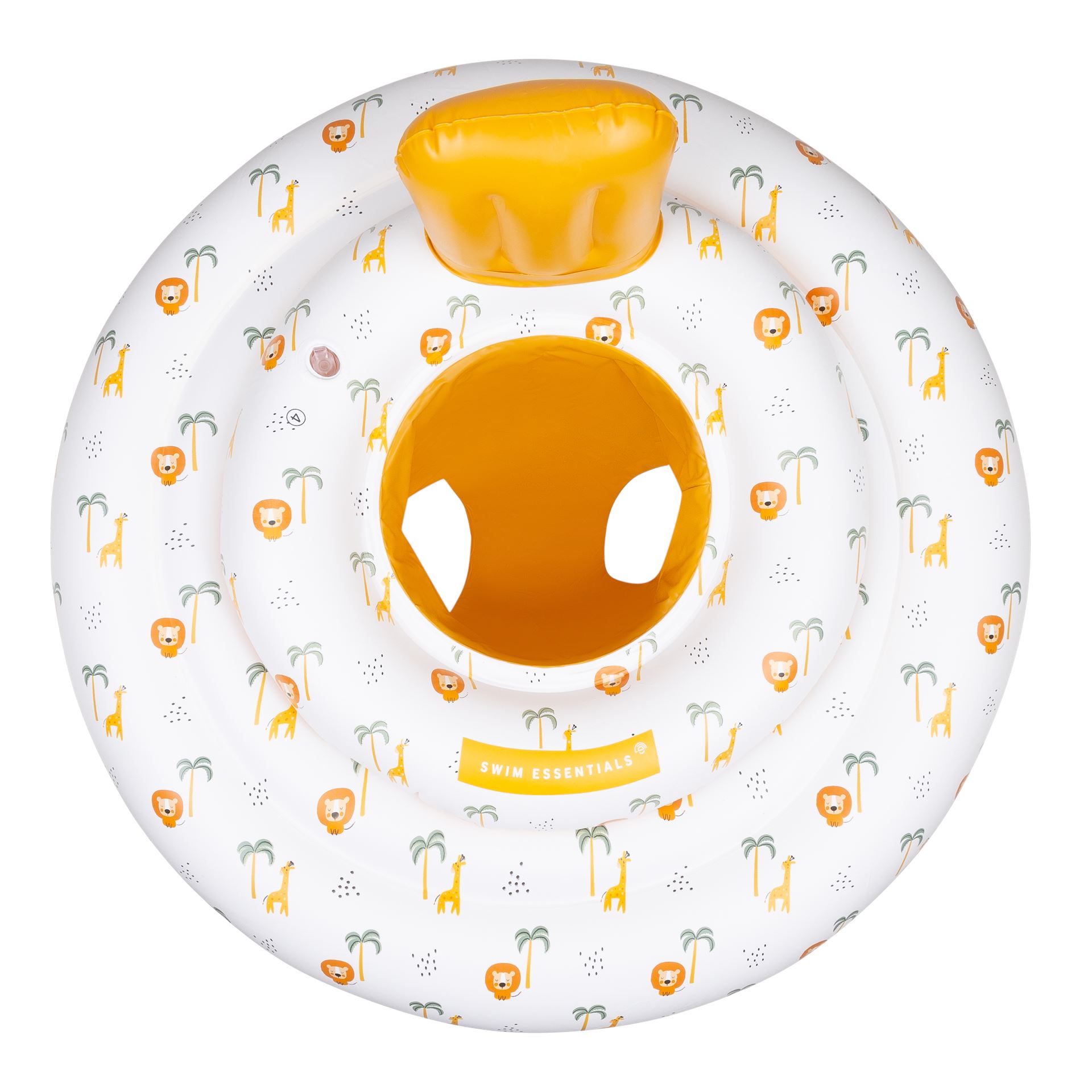 Swim Essentials inflatable baby float/baby seat - jungle print - 0-1 years - Ø69cm