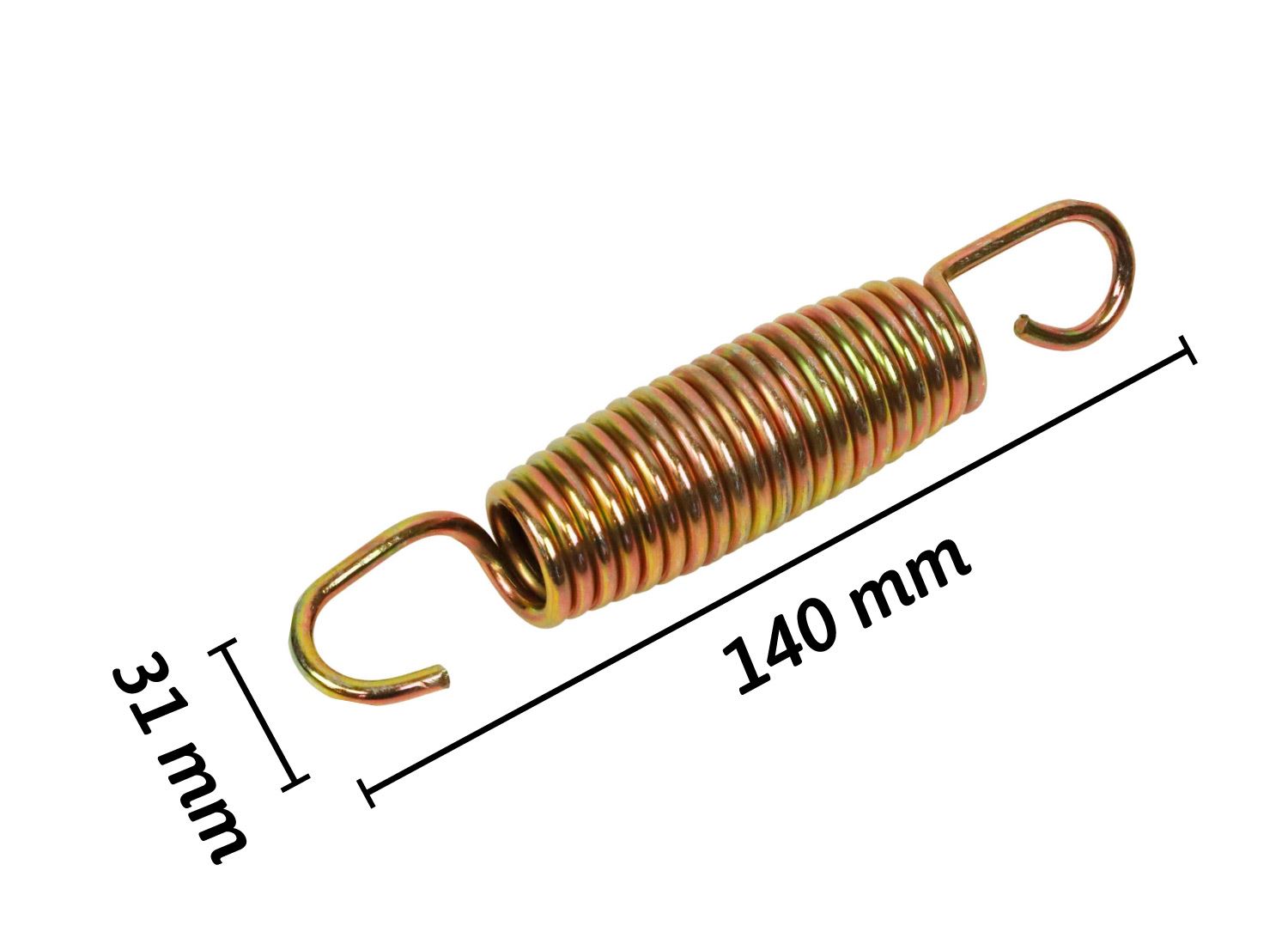 Spare part spring 3.1x140mm for trampolines - set of 10 pieces