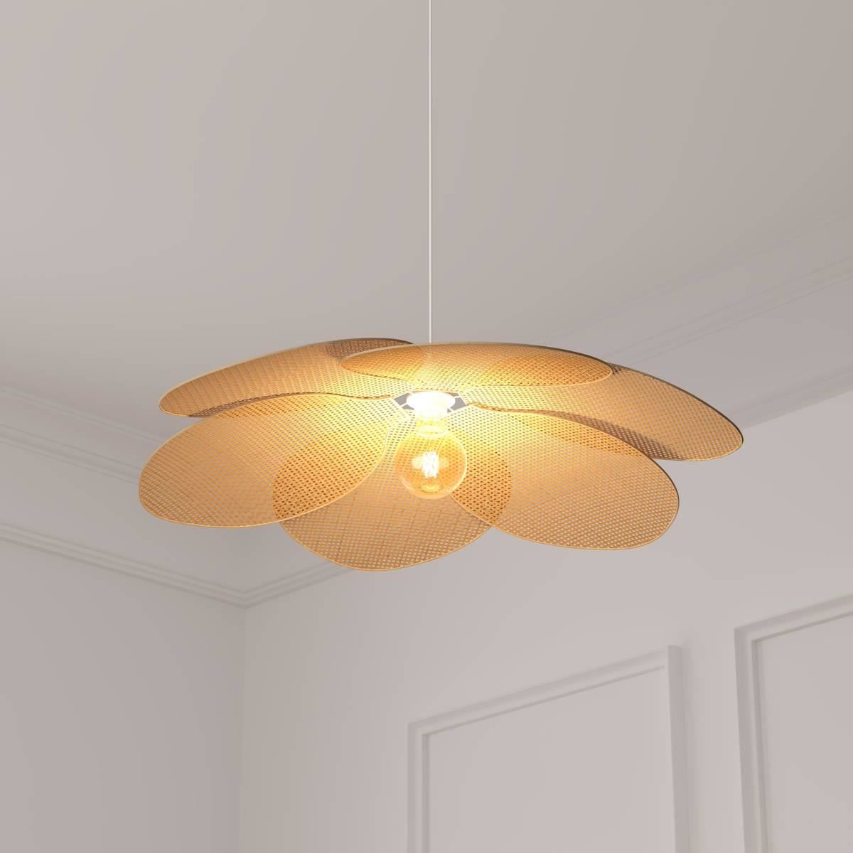 Rym-Beige-bloemblaadje-ophanging-D62cm
