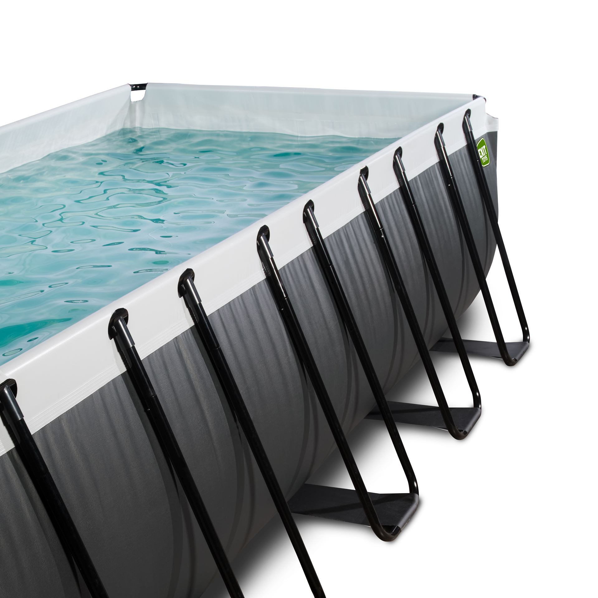 EXIT-Black-Leather-zwembad-540x250x122cm-met-zandfilterpomp-en-overkapping-zwart