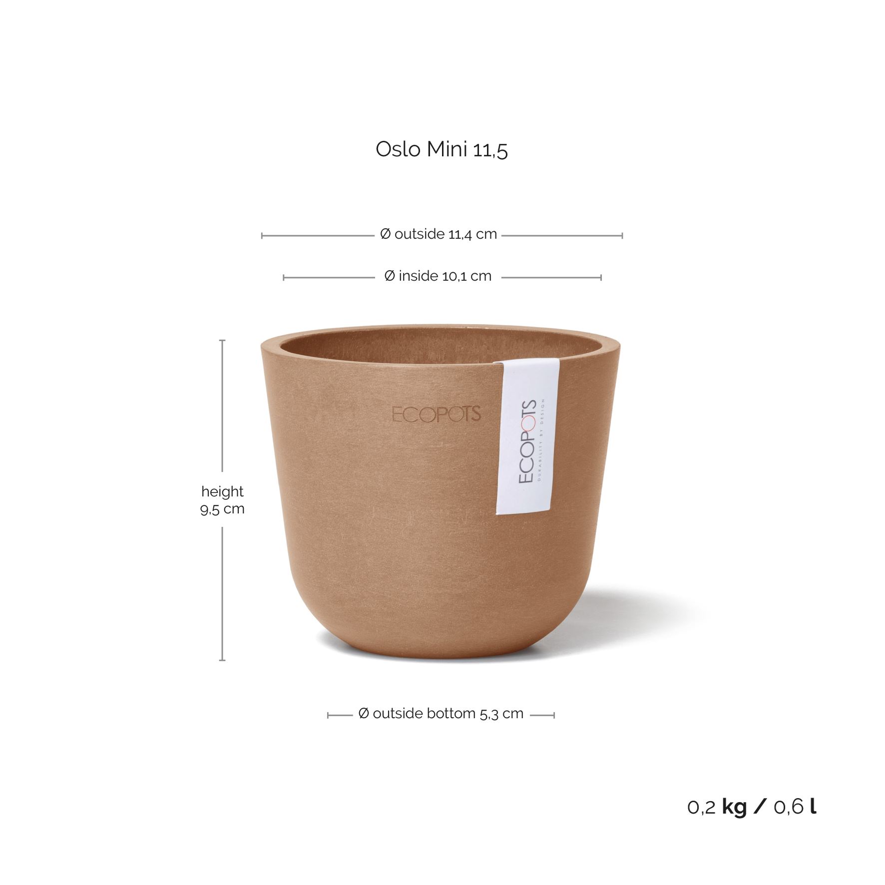 Ecopots-oslo-mini-terra-11-5-cm-H10-cm