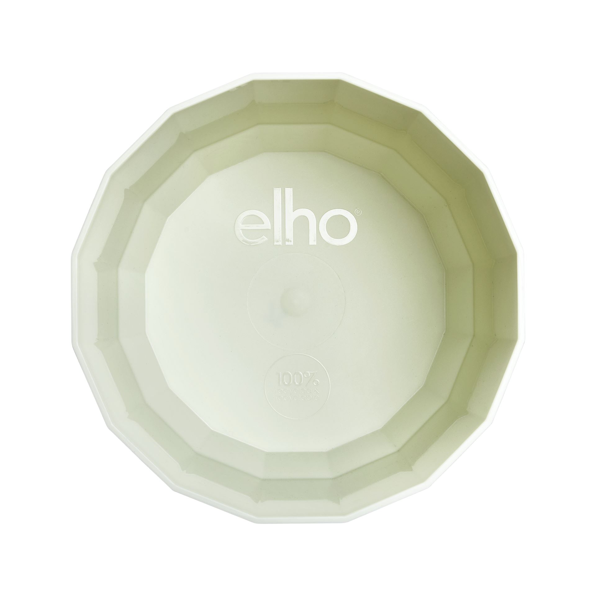 Elho-facet-rond-26cm-thee-groen-Bloempot-voor-Binnen-100-Gerecycled-Plastic-26x-H23cm