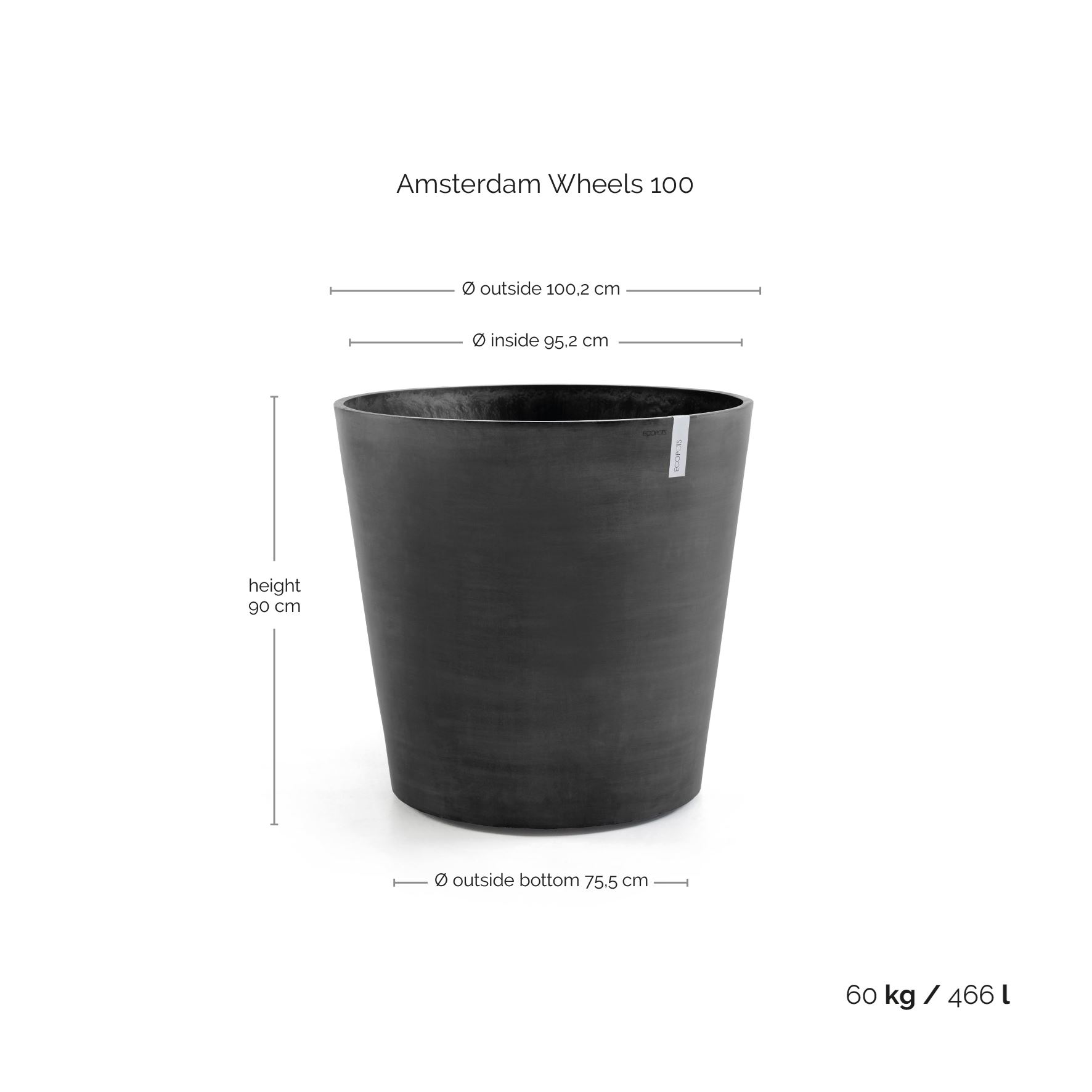 Ecopots-amsterdam-wheels-dark-grey-100-cm-H89-incl-3-wielstops