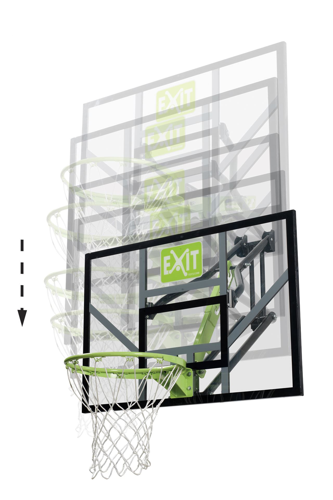 EXIT-Galaxy-basketbalbord-voor-muurmontage-groen-zwart