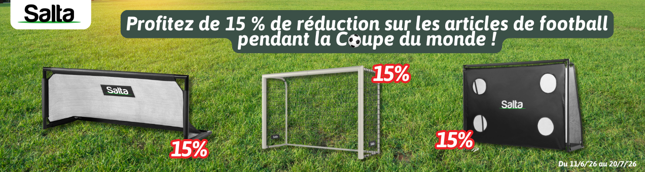 réduction sur les équipements de football
