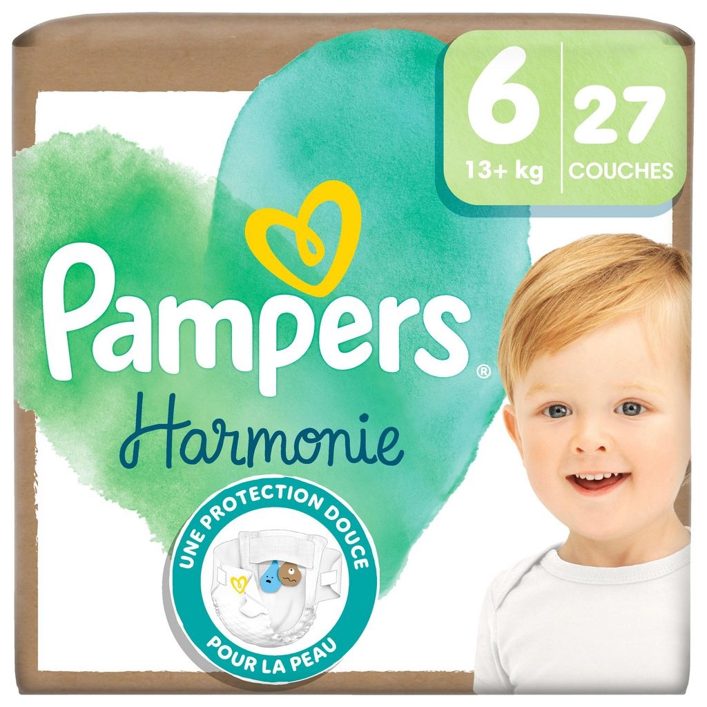 Pampers Harmony diapers - Size 6 (13+ KG) - 27 diapers