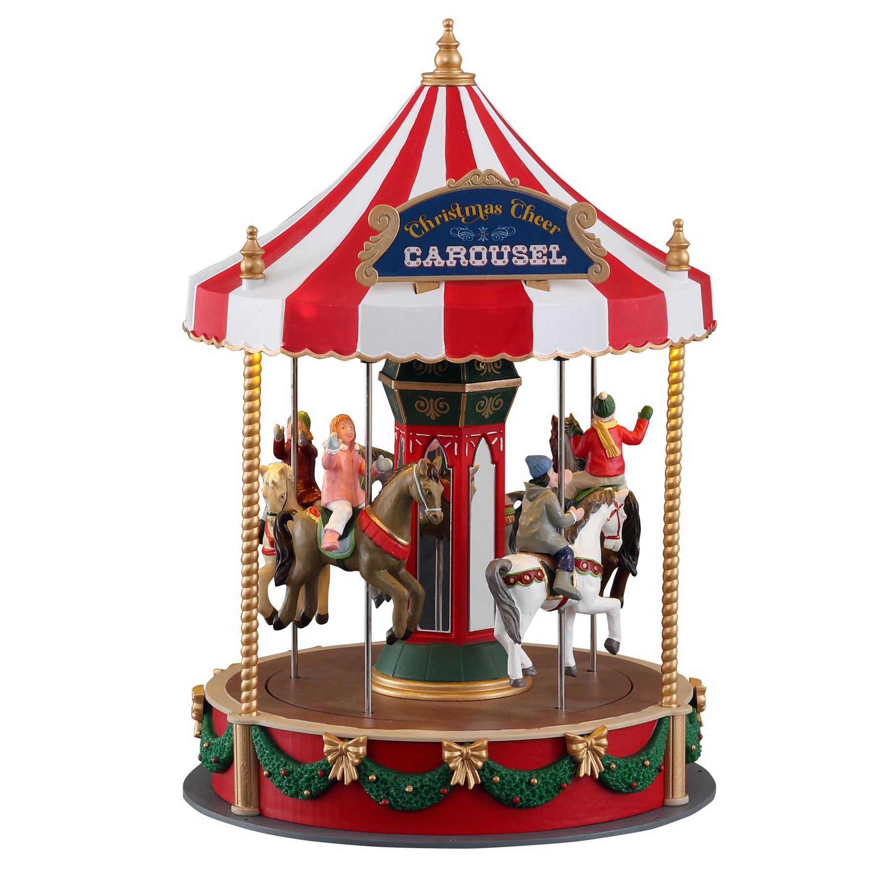 Lemax-Christmas-Cheer-Carousel-B-O-4-5V-