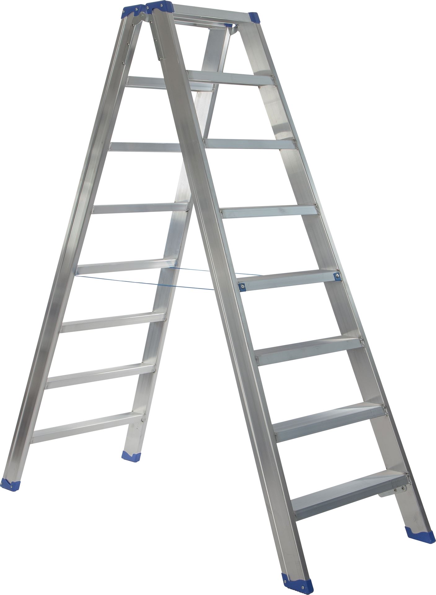 Escalo sparta duo aluminium - Industriële aluminium trapladder dubbel - 8 treden