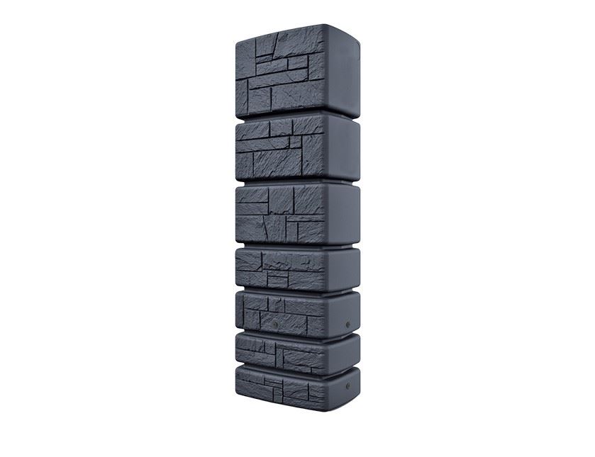 Waterform waterform aqua tower stone anthracite - Rain barrels - 38,4x57,5x180cm - 350 liters