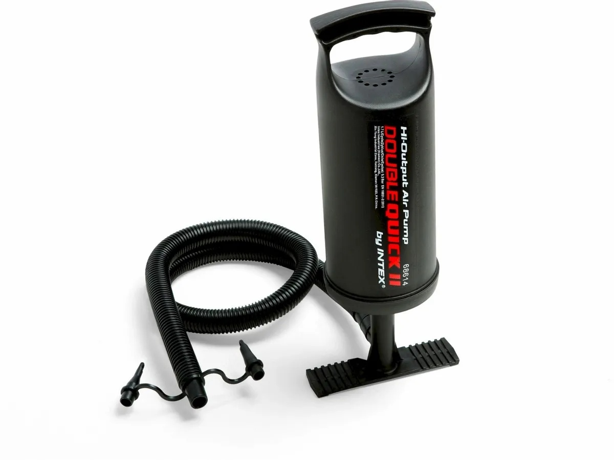 Intex Excursion 5 Inflatable Boat Set - 5 Persons - 366x168 cm - 3 Air Chambers - Fishing Rod Rests