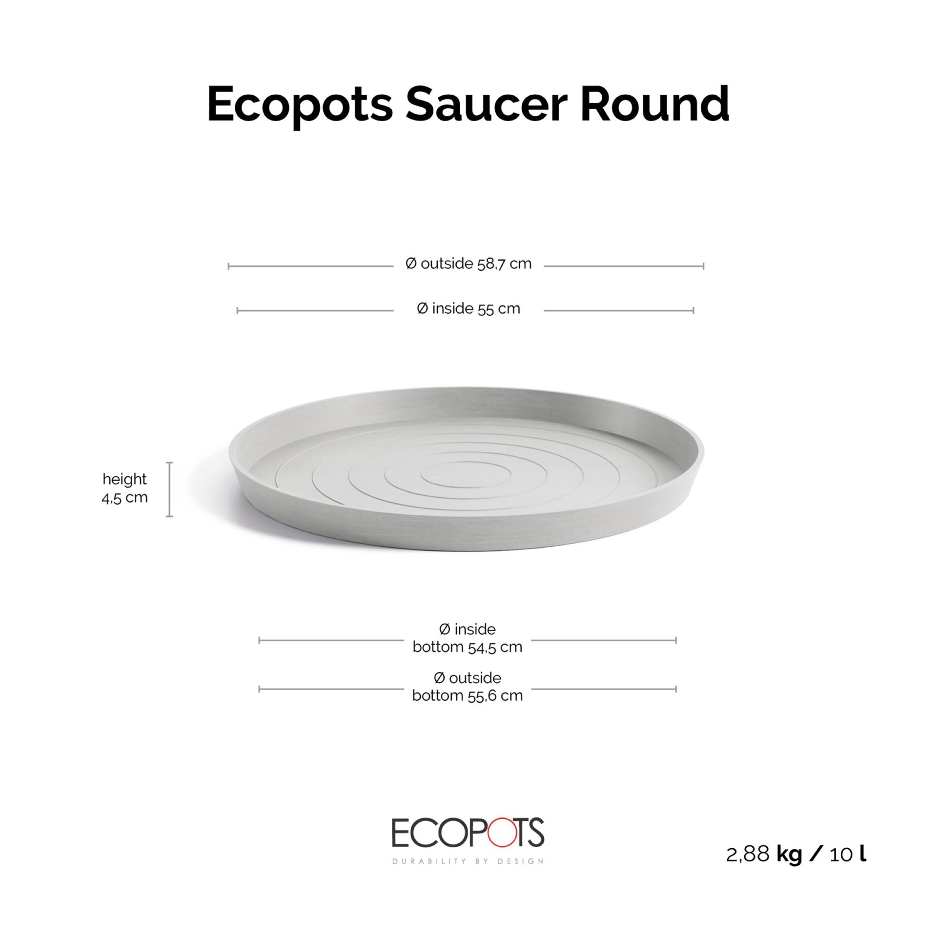ecopots-onderschotel-rond-White-Grey-58-7-cm-H4-5-cm
