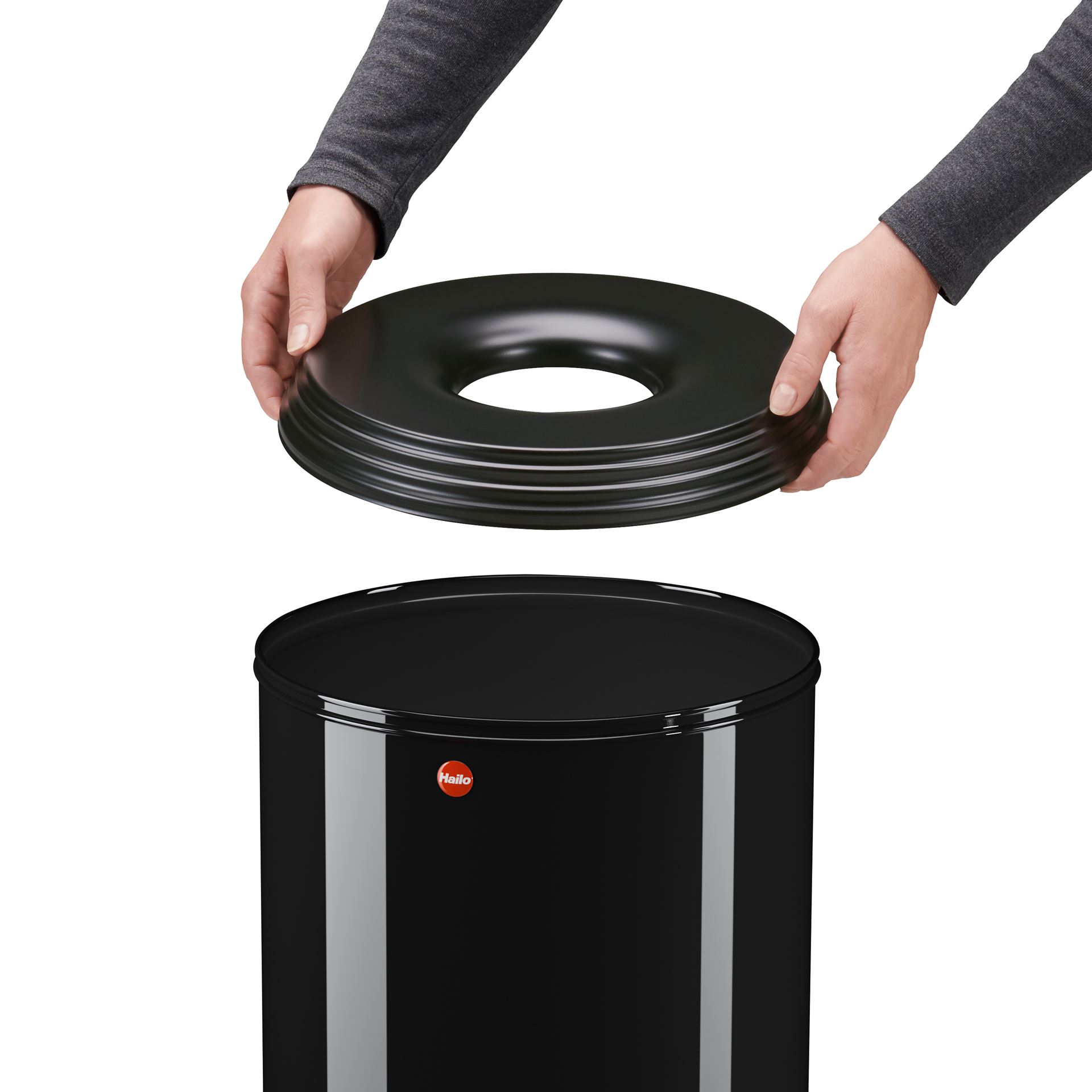 Afvalemmer-profiline-safe-xl-zwart-45l