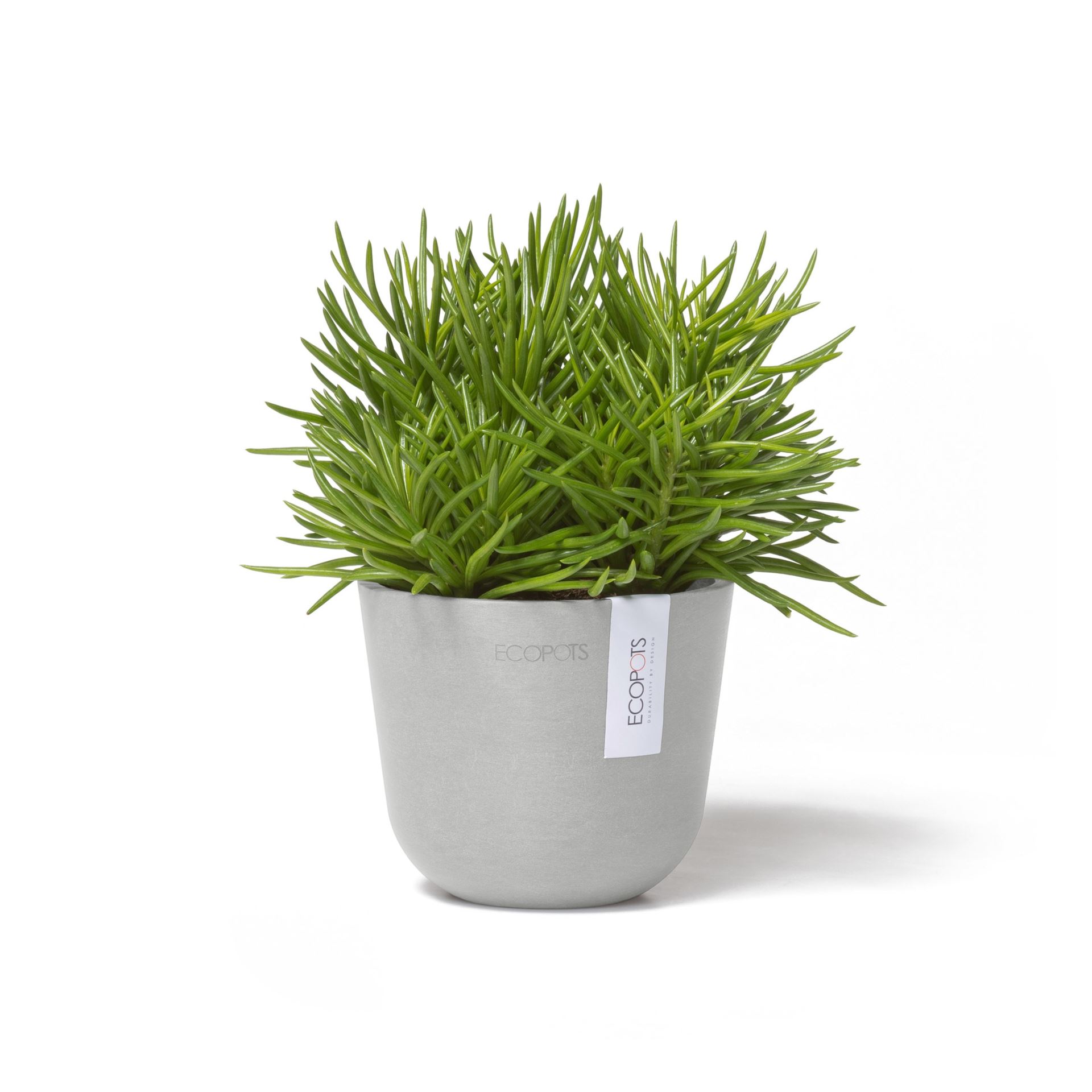 Ecopots-oslo-mini-white-grey-11-5-cm-H10-cm