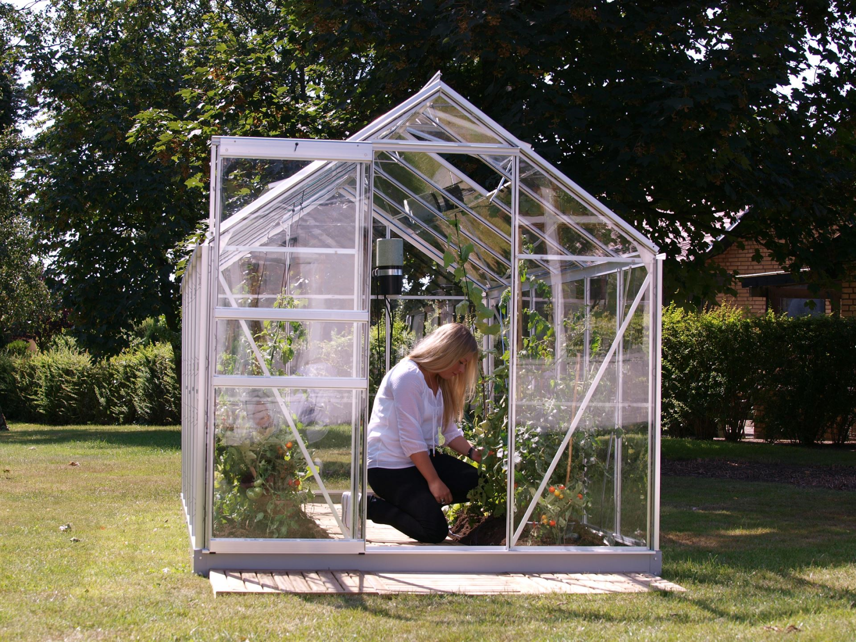 Vitavia Venus Serre 7,5m² tuinbouwglas - met fundering