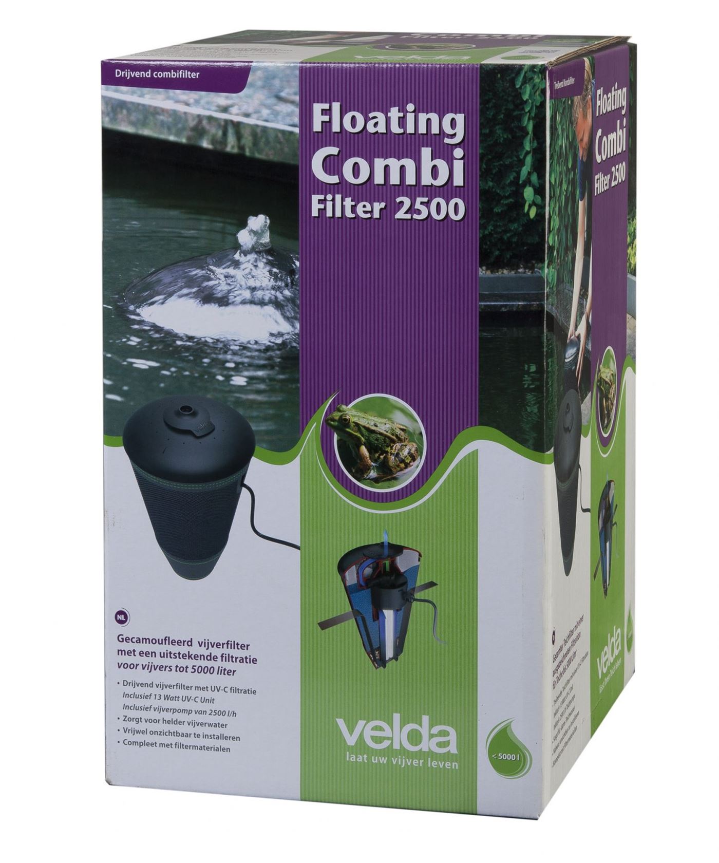 Floating-Combi-Filter-2500-drijvend-vijverfilter-pomp-2500-l-h-UV-C-13-W