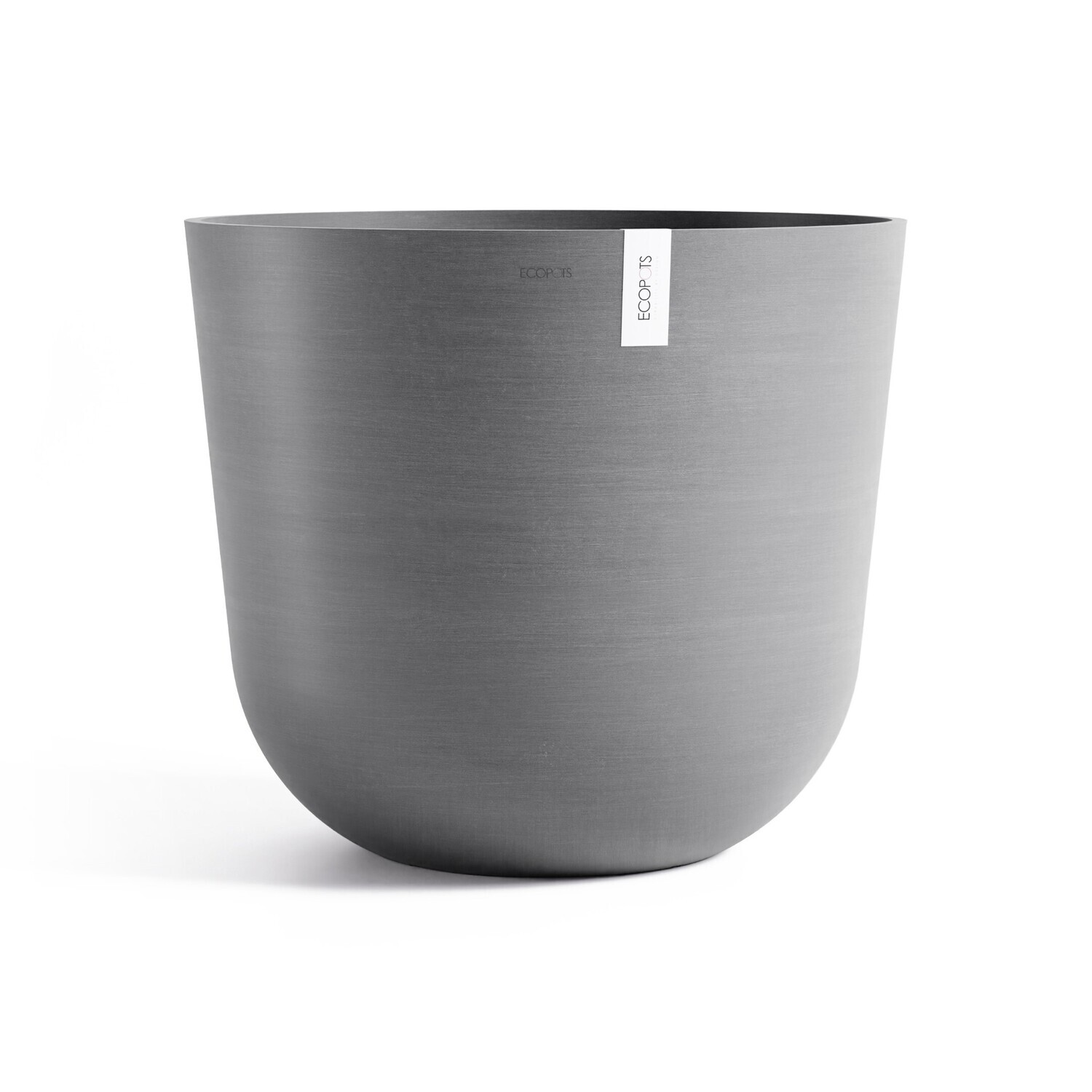Ecopots flowerpot Oslo 75 - Round - Grey - Ø75 x H65 cm