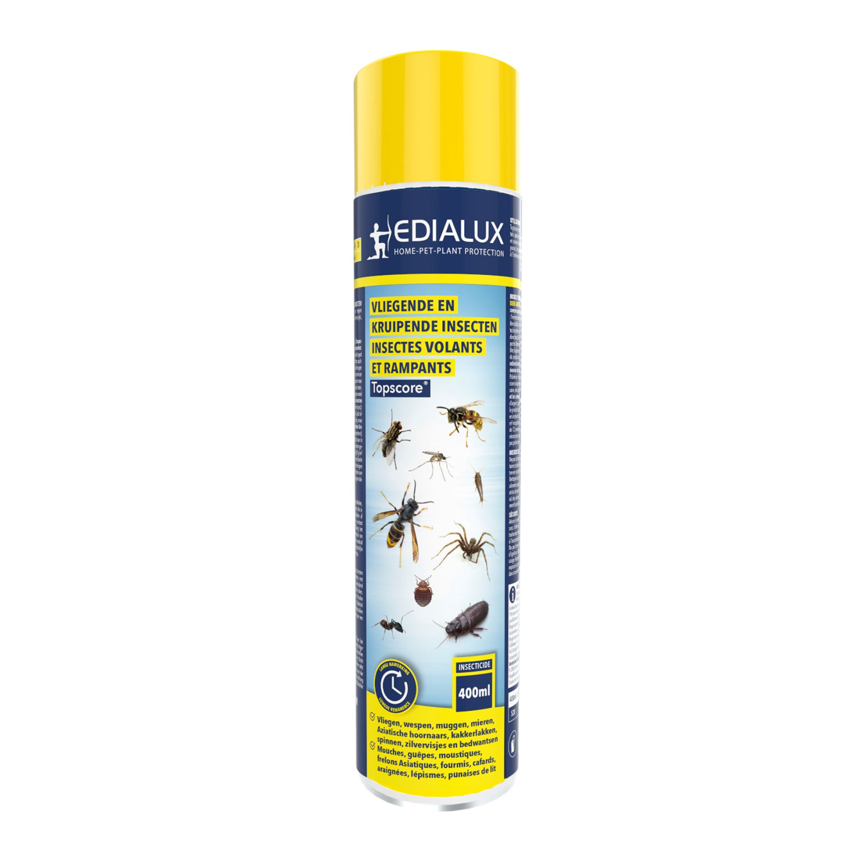 Edialux Topscore Spray Fly and Crawling Insects - 400 ml - Powerful and long-lasting protection
