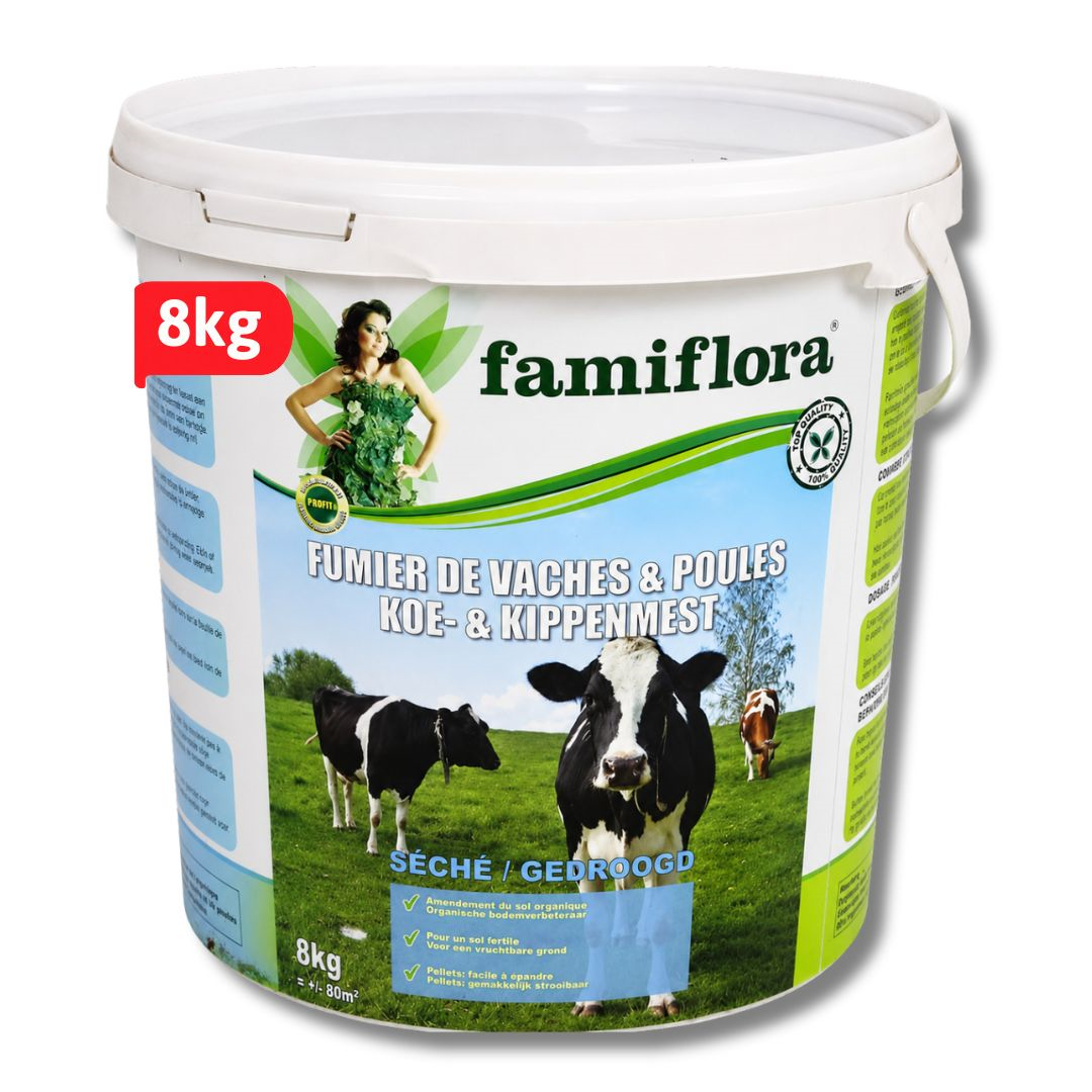 Famiflora meststof - koe- & kippenmest - 8 kg