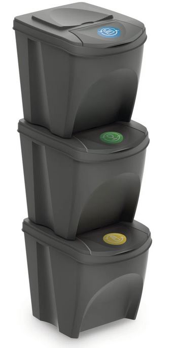 Set-of-3-waste-bins-stone-gray