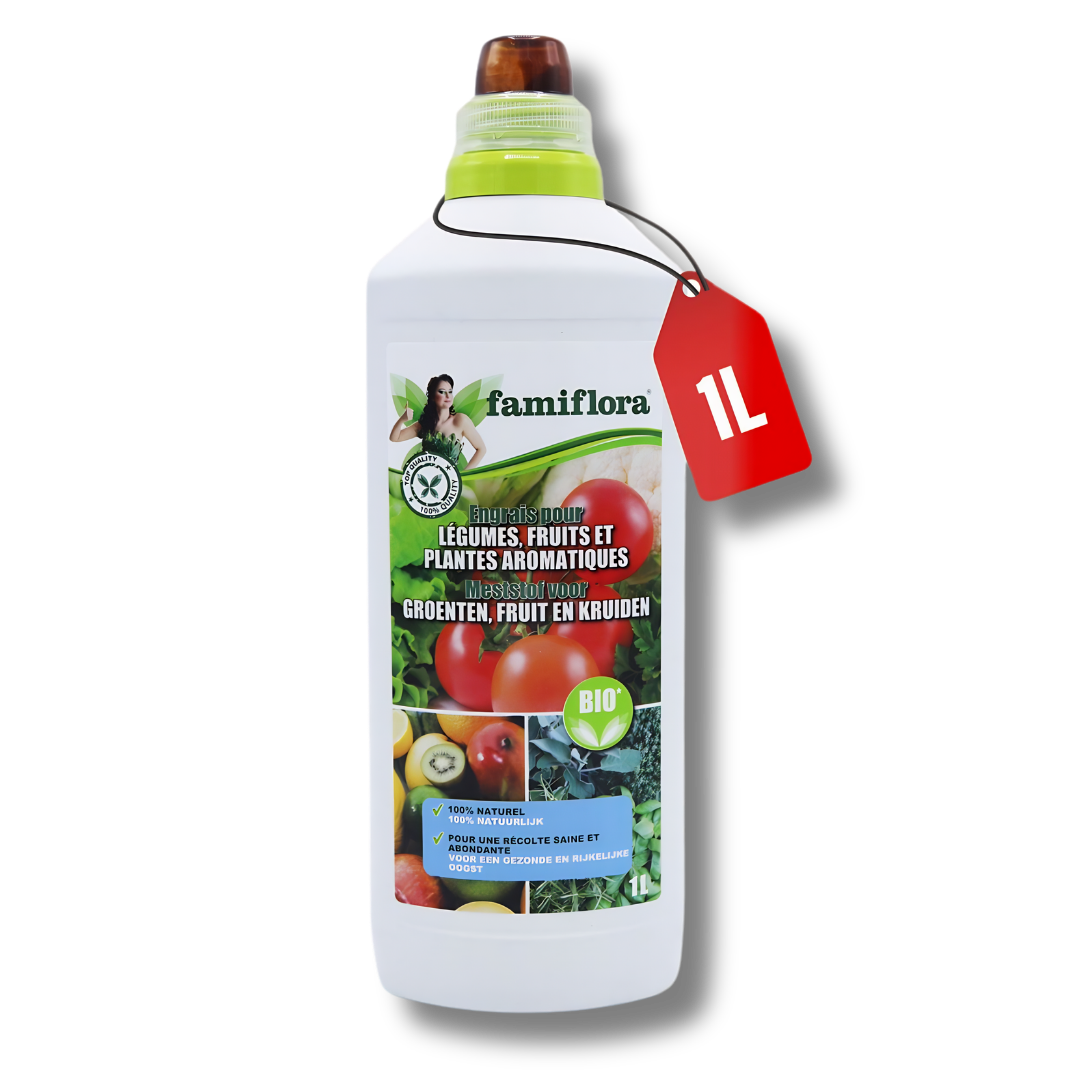 Famiflora fertilizer for vegetables, fruits and herbs - 1L - organic