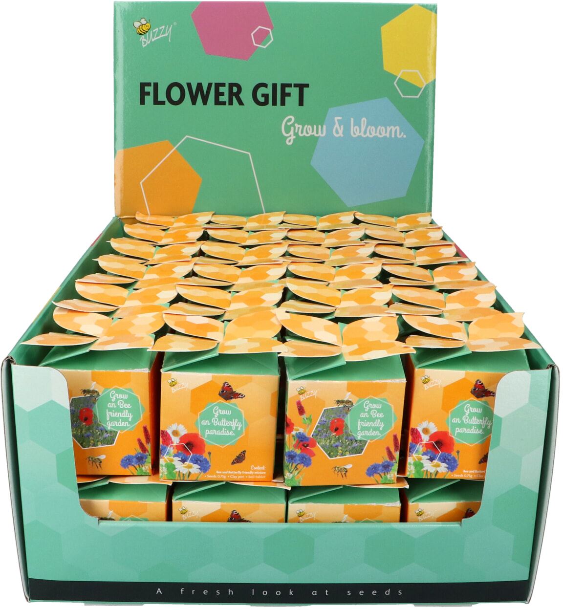 Buzzy-Display-Flower-Gift-Insect-Flower-mix-48-