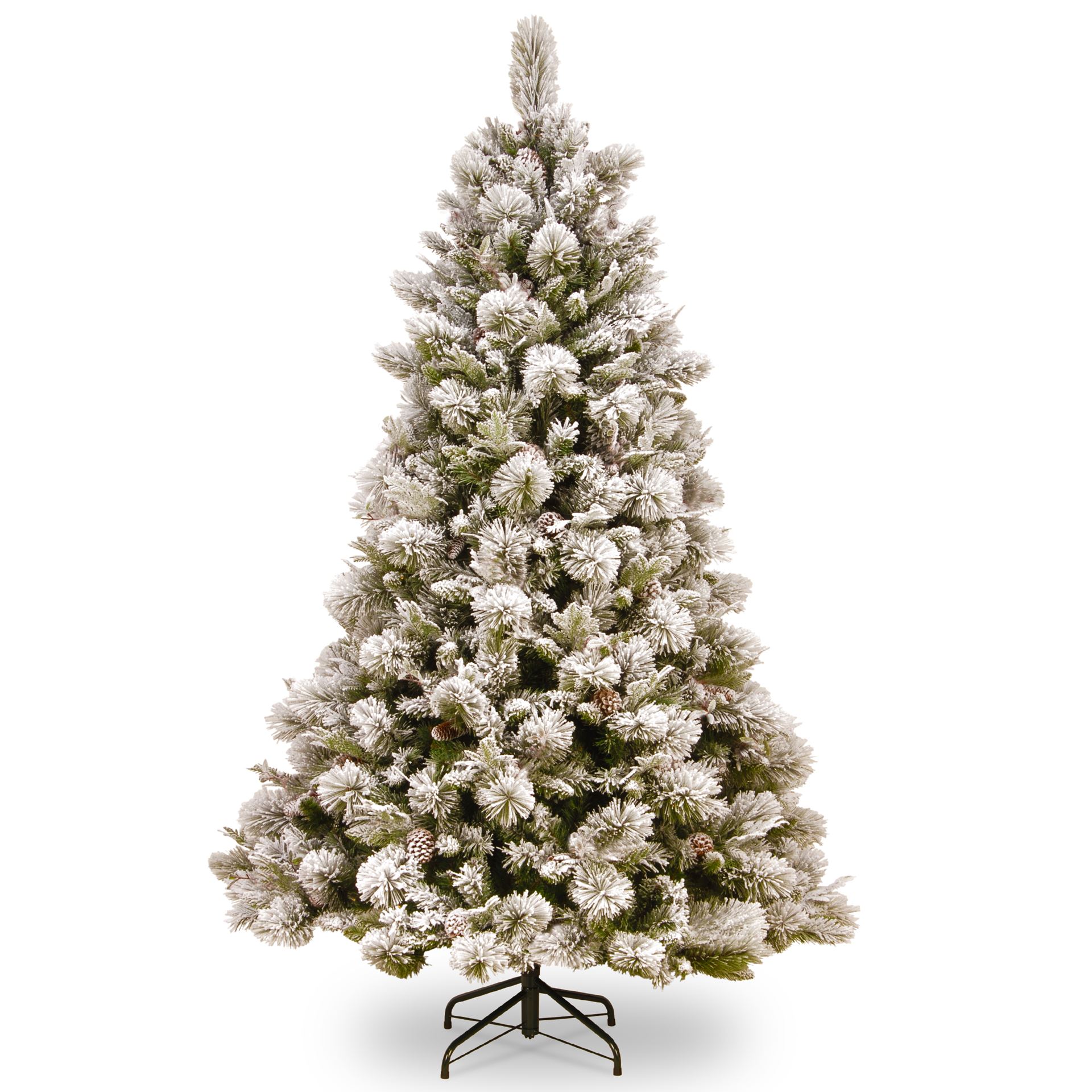 Snowy-Bedford-Pine-Hinged-213cm-Cedar-Leaves-Cones