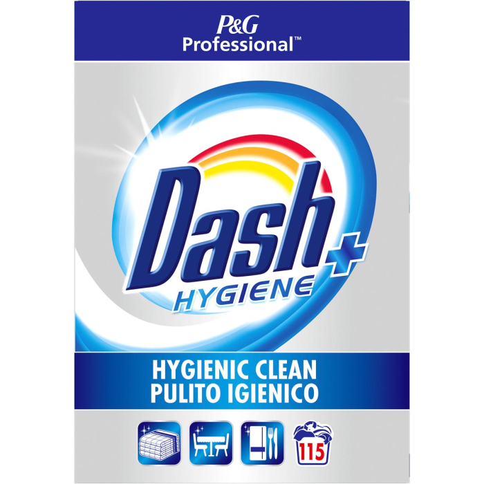 Dash Professional Laundry Detergent - Hygiene Plus - 5.75 kg (115 washes)