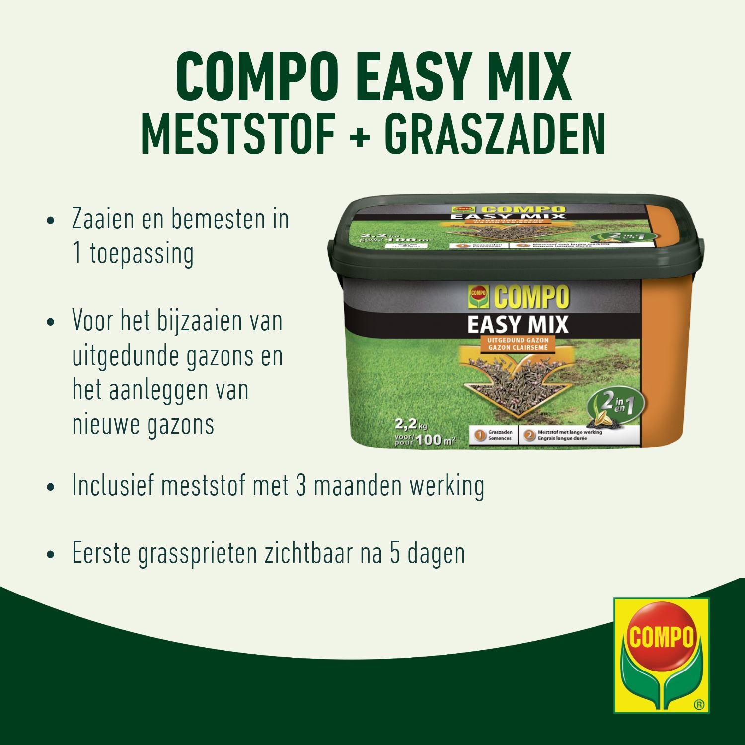Compo-easy-mix-2-in-1-100-m-2-2kg