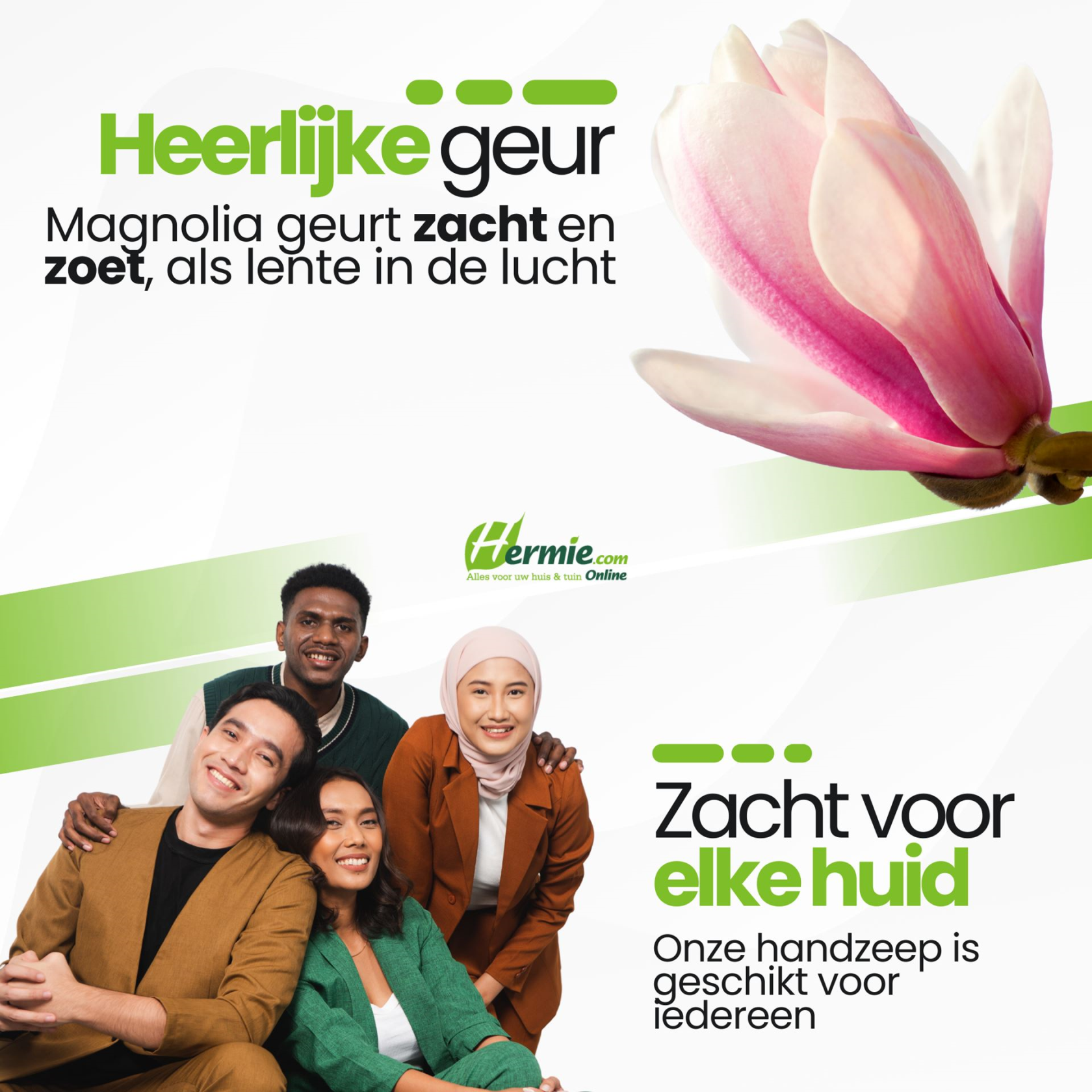 Famiflora magnolia hand soap - Large pack of 5 liters