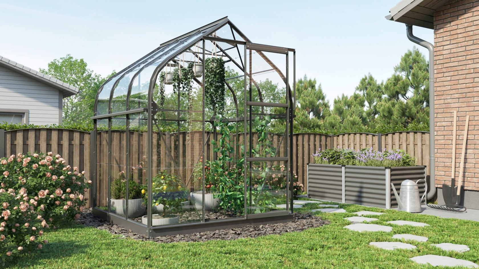 Vitavia Orion serre - 3,8m²  - Zwart