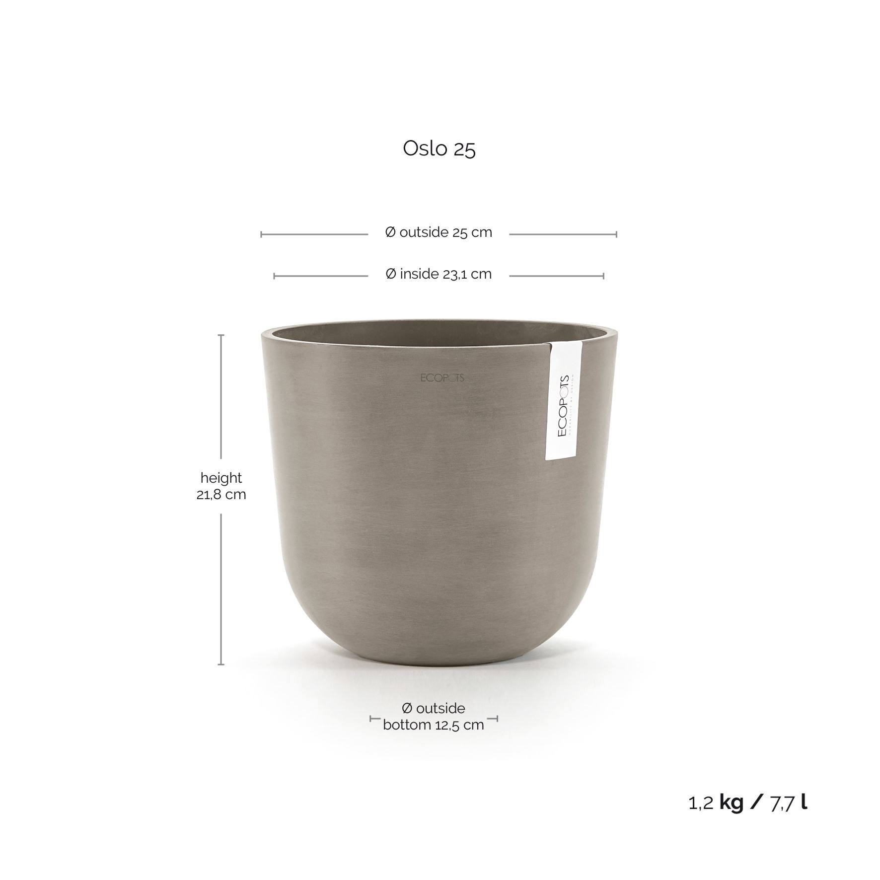 Ecopots-oslo-taupe-25-cm-H21-8-cm