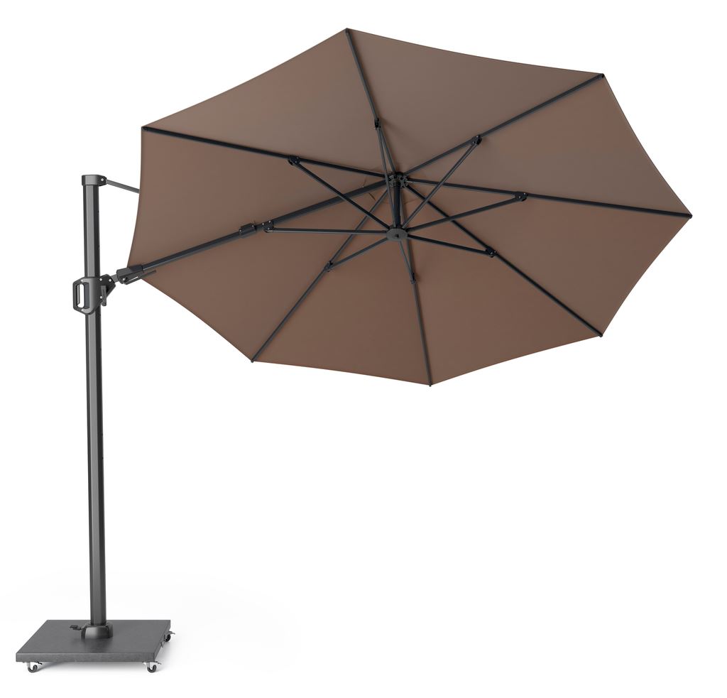 Platinum-Sun-Shade-zweefparasol-Challenger-T-premium-350-Havanna