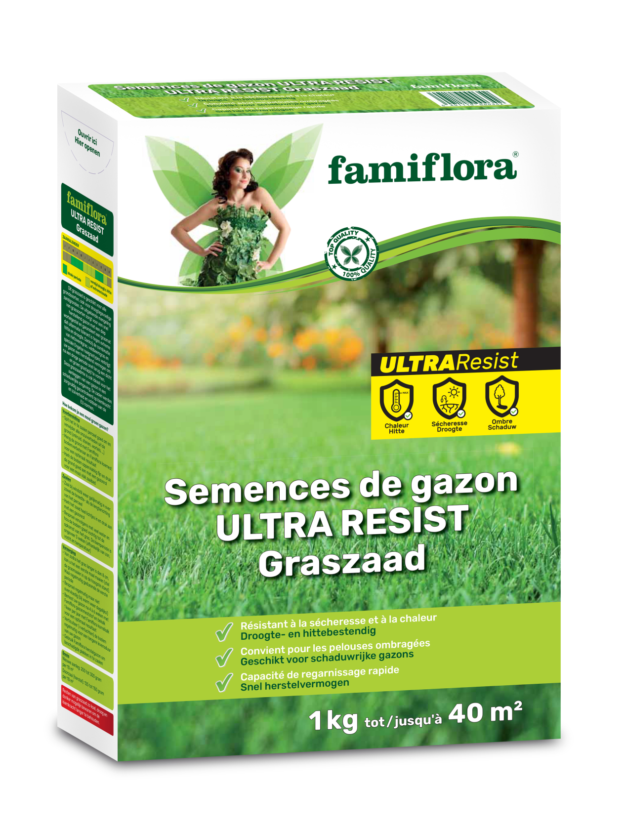 Famiflora graszaad 1kg tot 40m² - Ultra Resist - alleskunner
