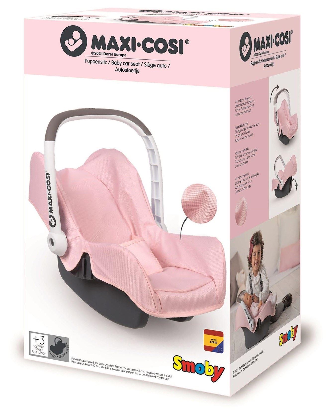 Smoby-Maxi-Cosi-kids-autostoel-roze