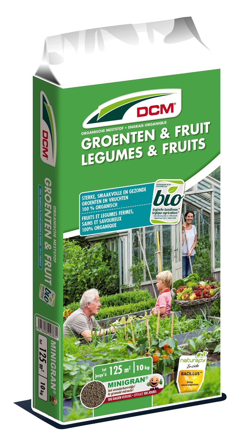 DCM engrais pour fruits et légumes - 10 kg - pour 125 m² - bio