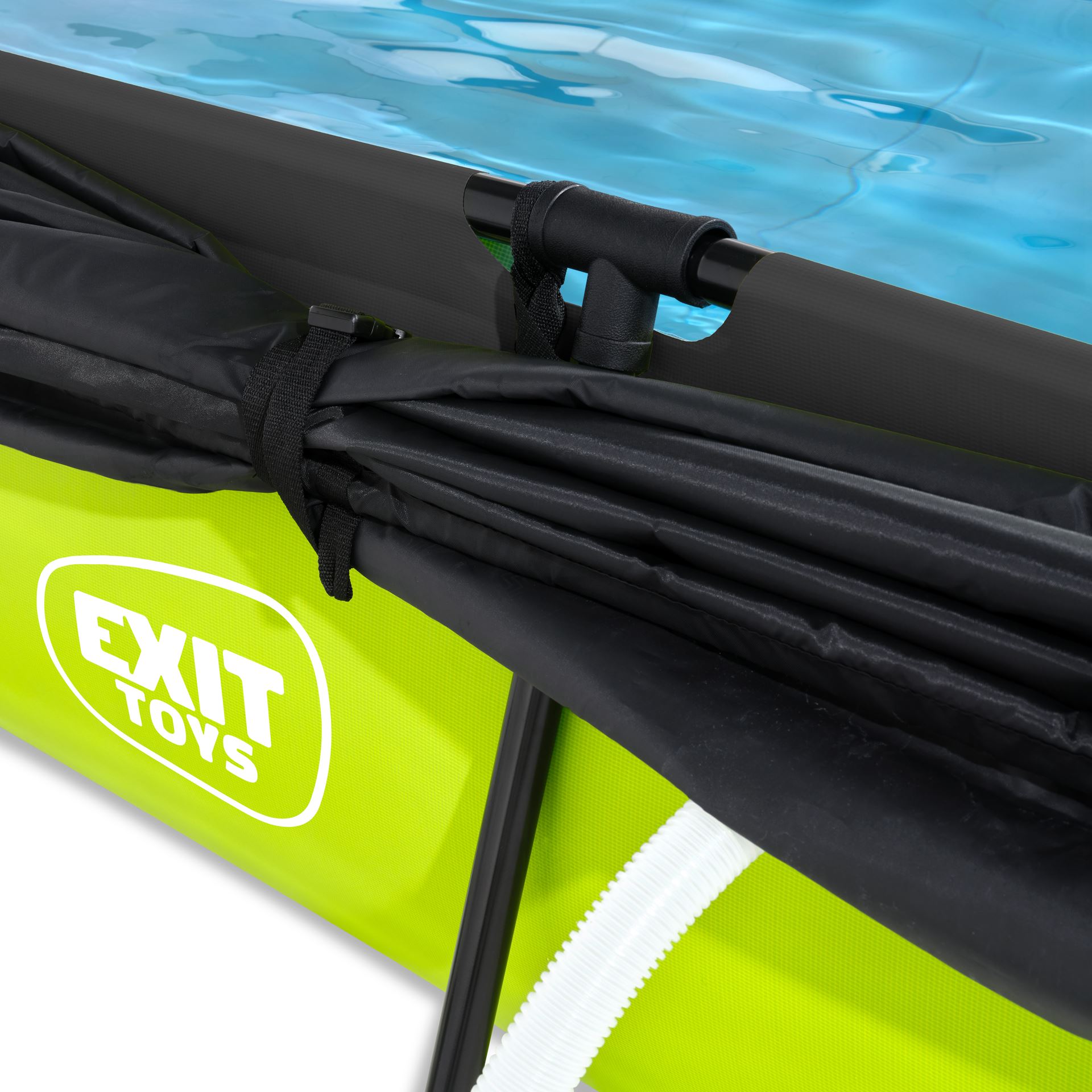 EXIT-Lime-zwembad-220x150x65cm-met-filterpomp-en-schaduwdoek-groen