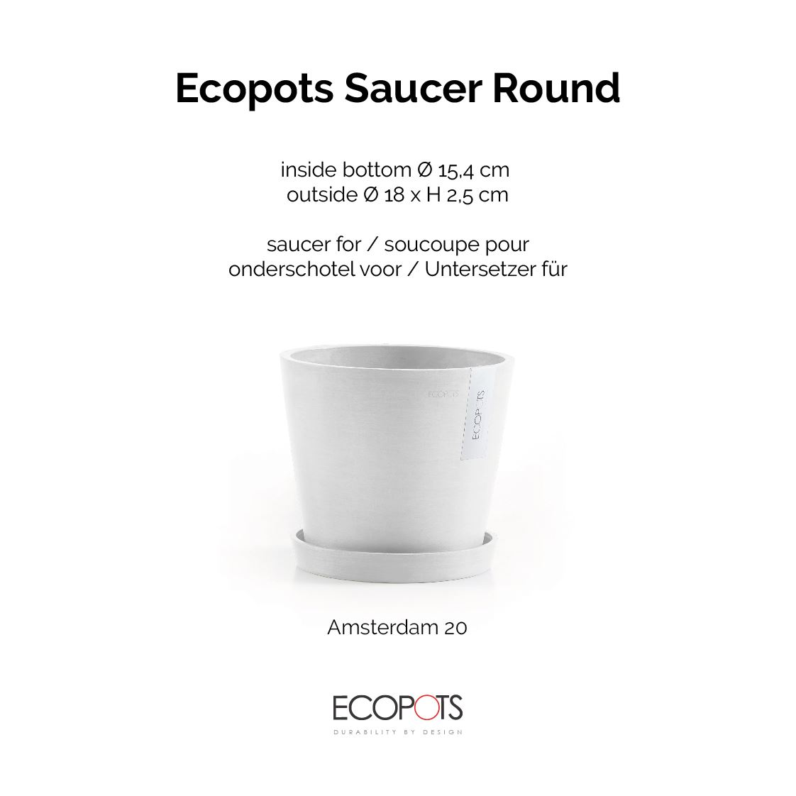 Ecopots-onderschotel-rond-pure-white-20-cm-H2-5-cm
