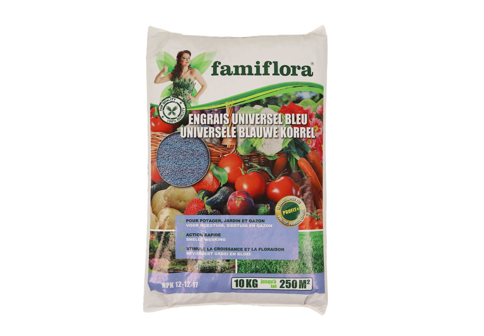 Famiflora fertilizer - blue grain - 10 kg - for 250 m²