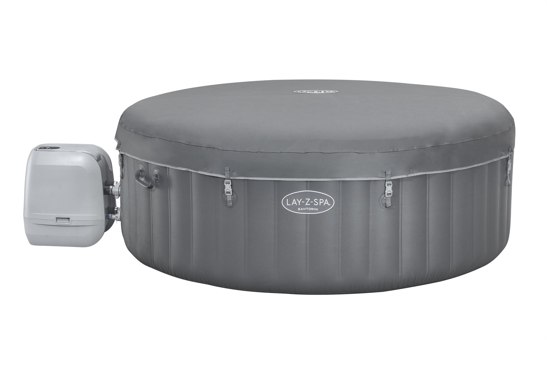 Bestway Lay-Z-Spa Santorini Energy-Efficient Smart HydroJet Pro - 5-7 personen - energiezuinig!