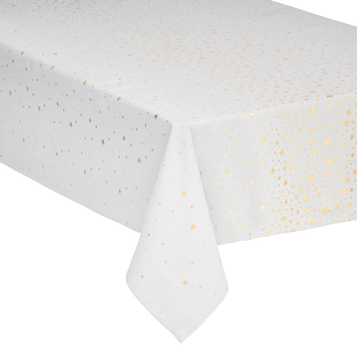 Katoenen-tafelkleed-met-sterren-140-x-360-cm-goud