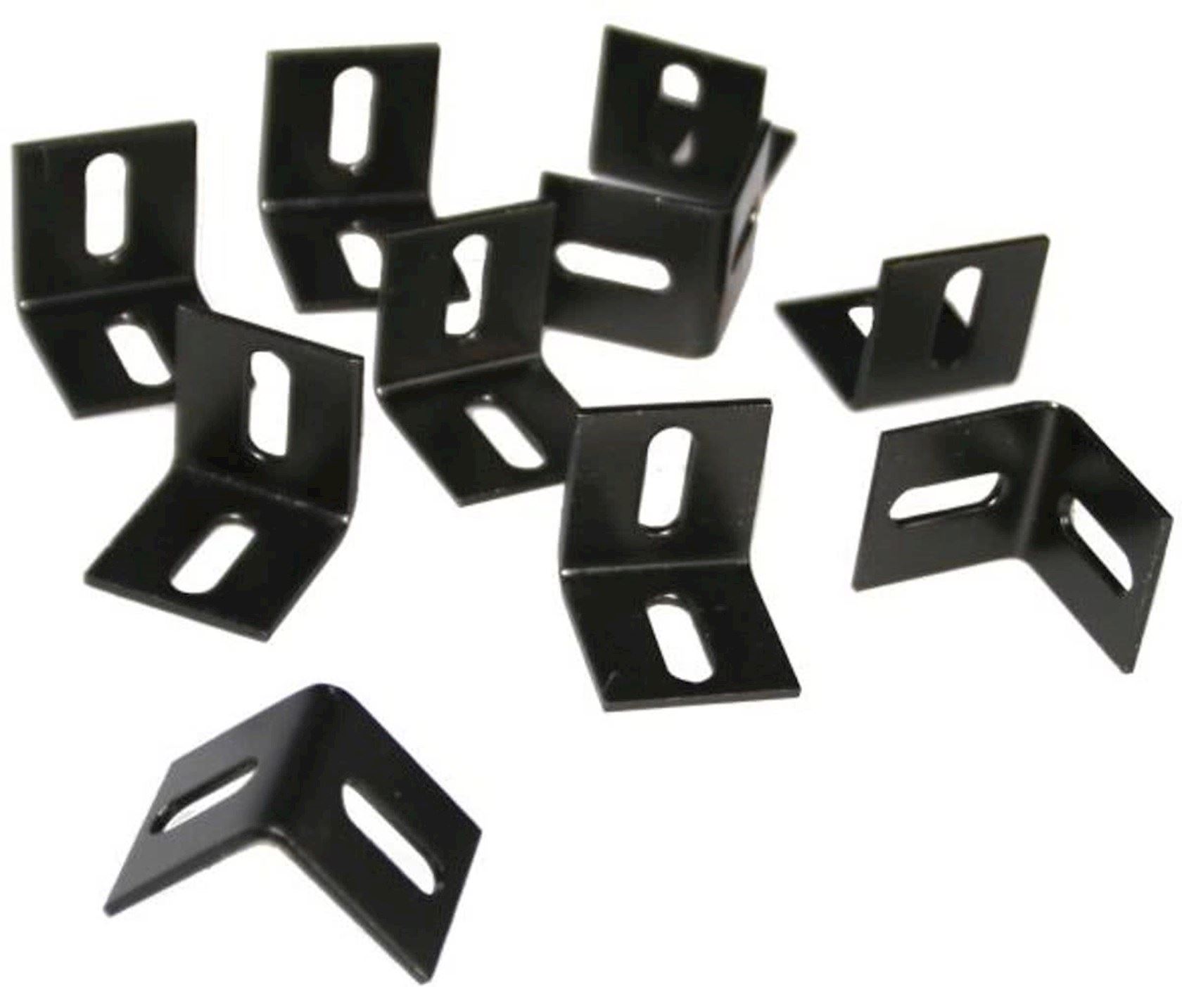 ACD L-clamps black - set of 10 pcs.