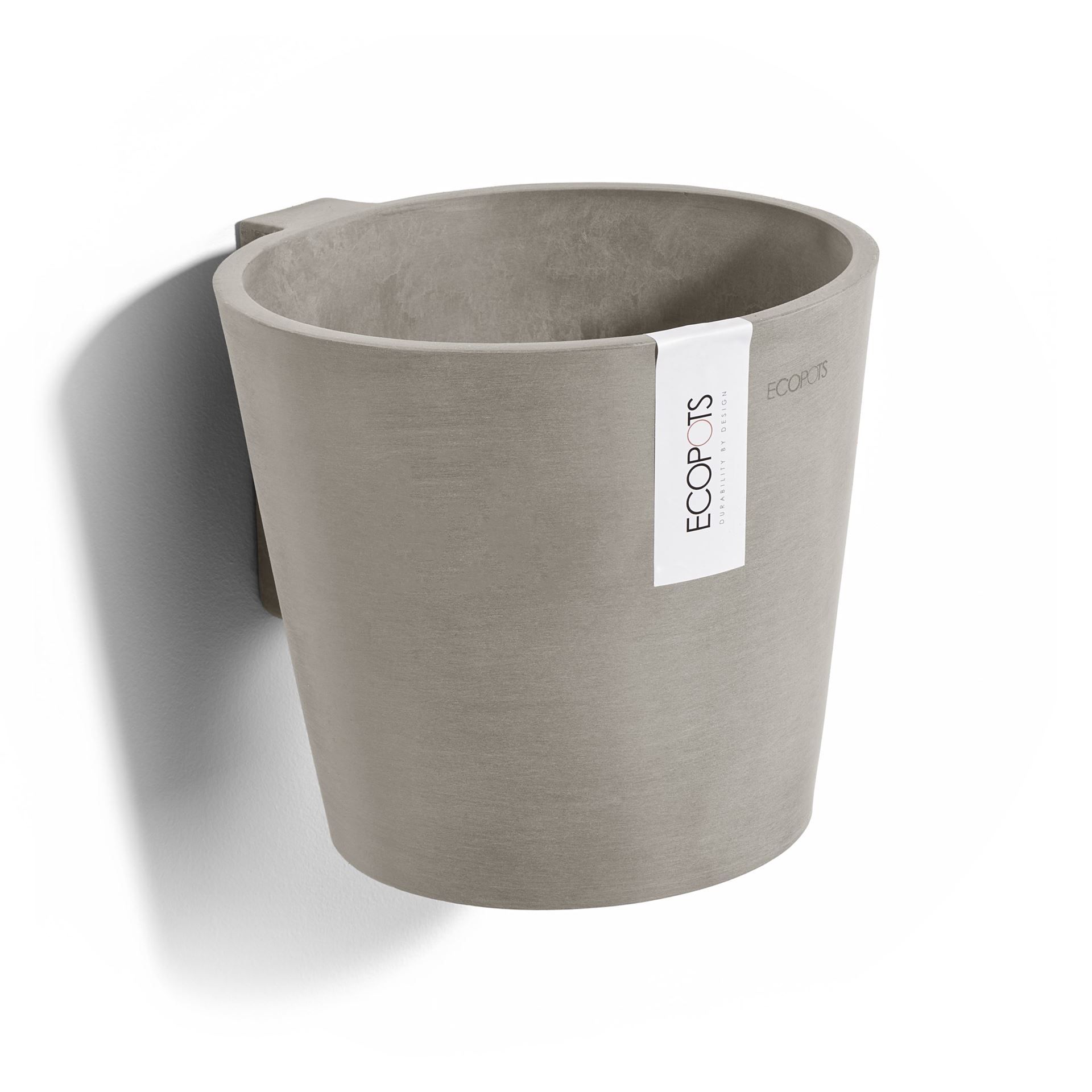 Ecopots-amsterdam-wall-taupe-20-cm-H17-5-cm